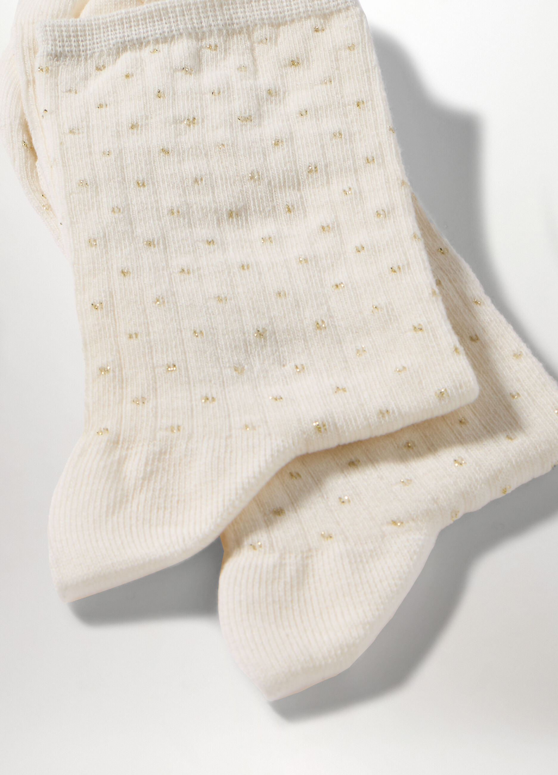 Calze in costina misto cotone donna_1