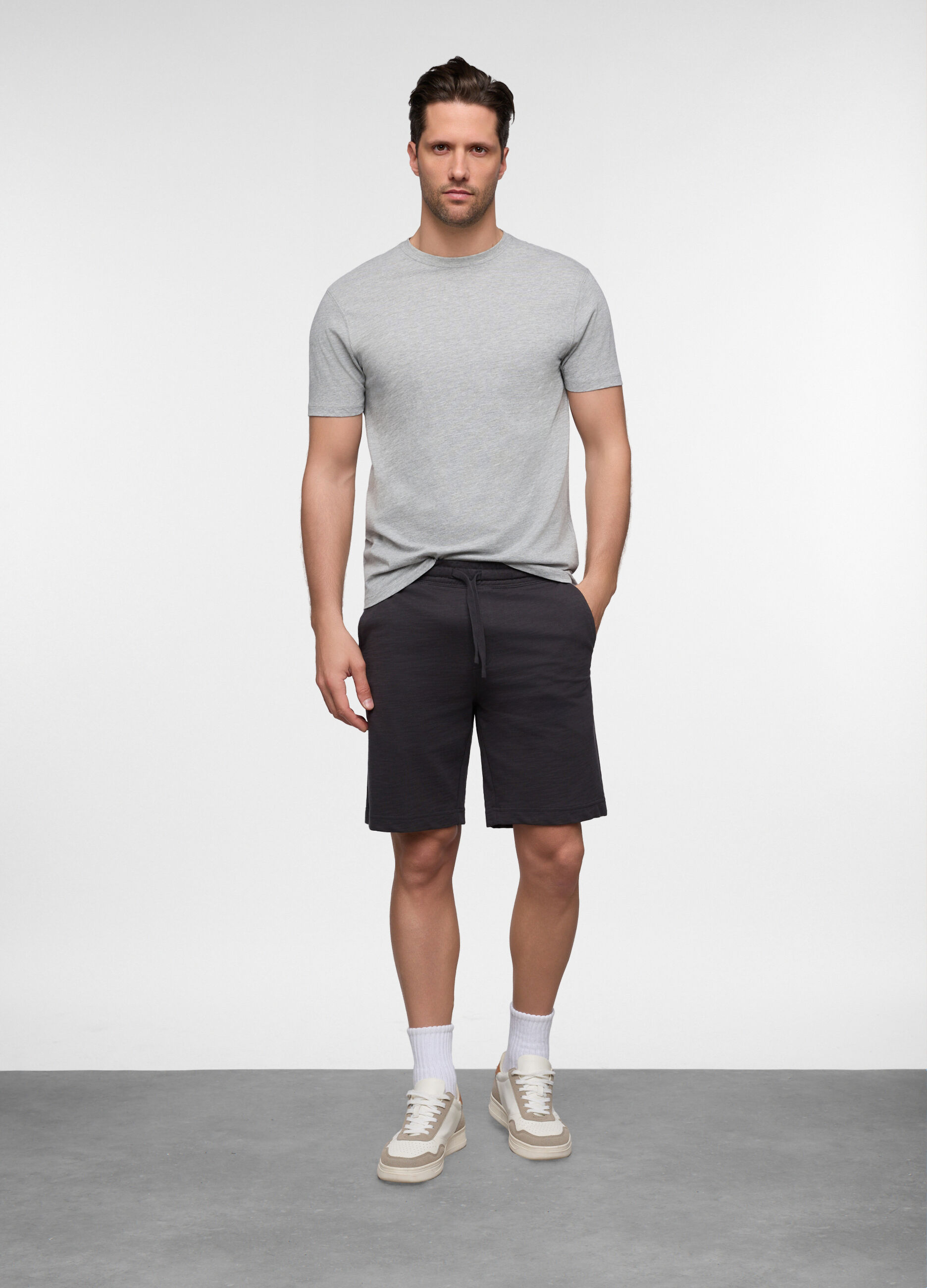 Pantaloncini sportivi in cotone uomo_0