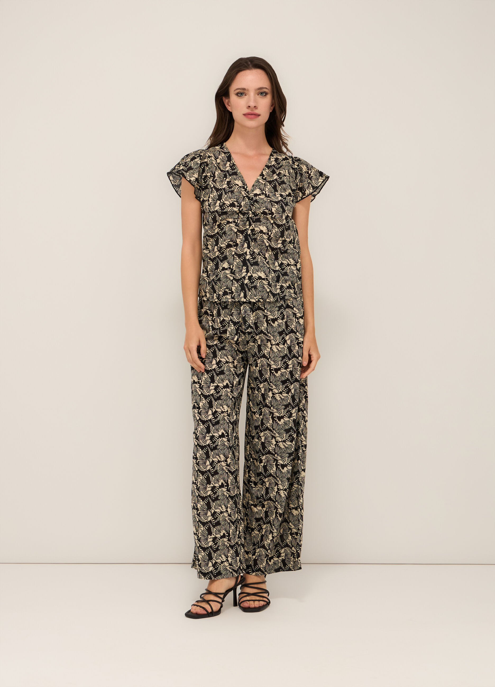 Pantaloni in puro cotone voile donna_0