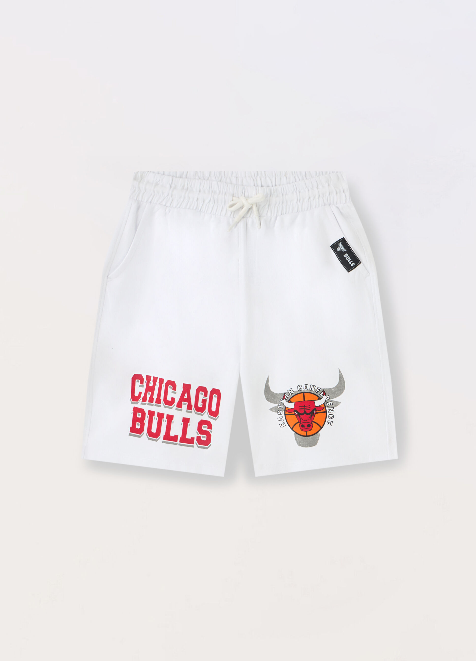 Shorts in french terry di puro cotone ragazzo_0