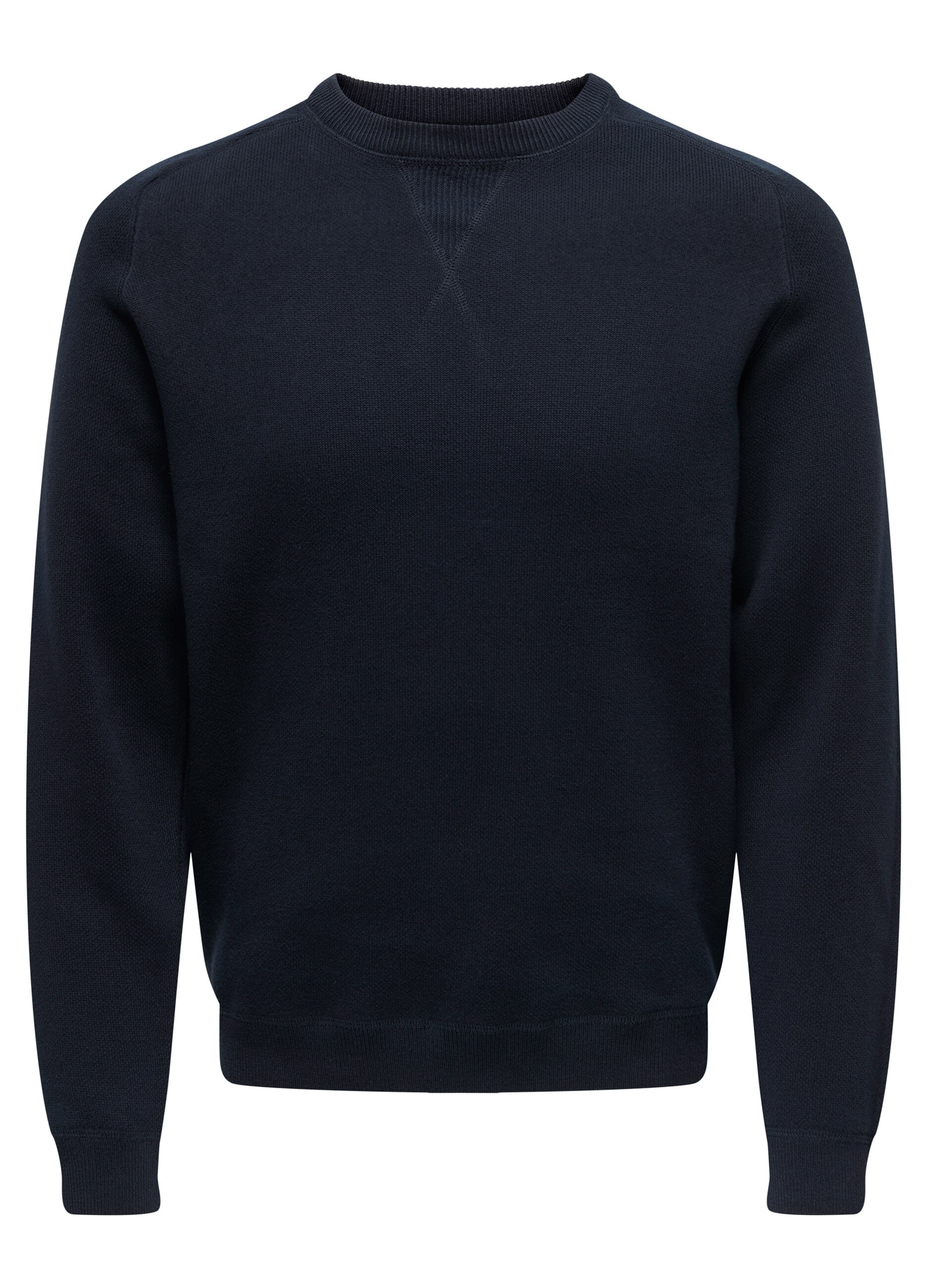 Felpa girocollo con spalla raglan uomo_5