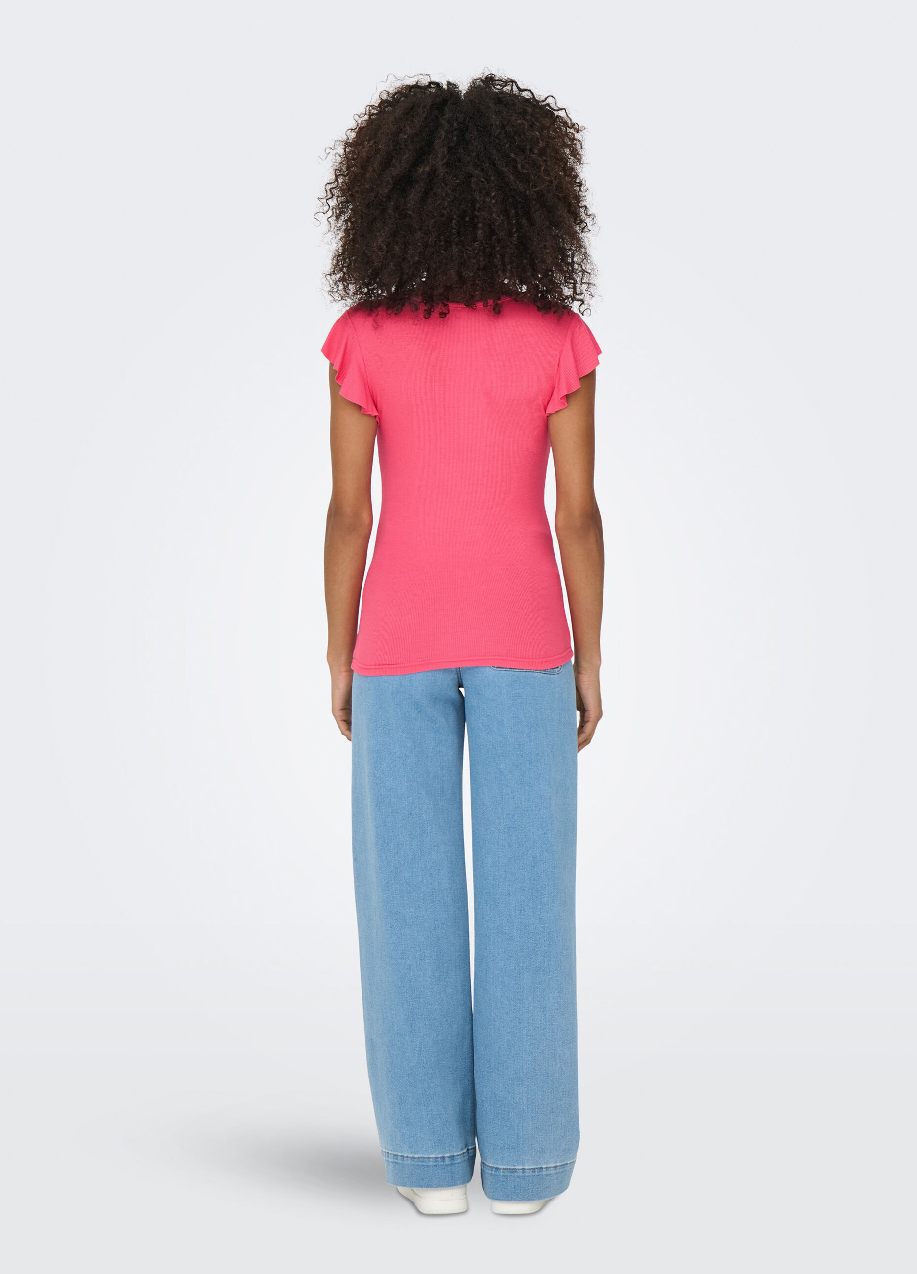 T-shirt in costina donna_1