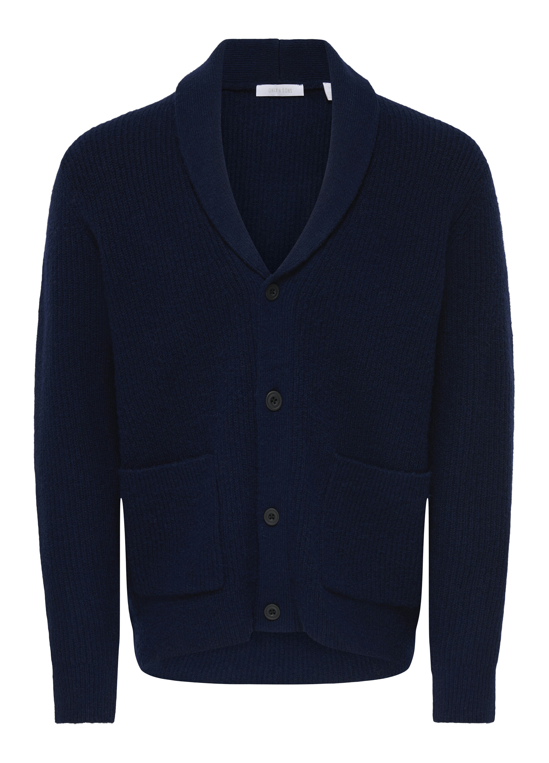 Cardigan con collo sciallato uomo_0