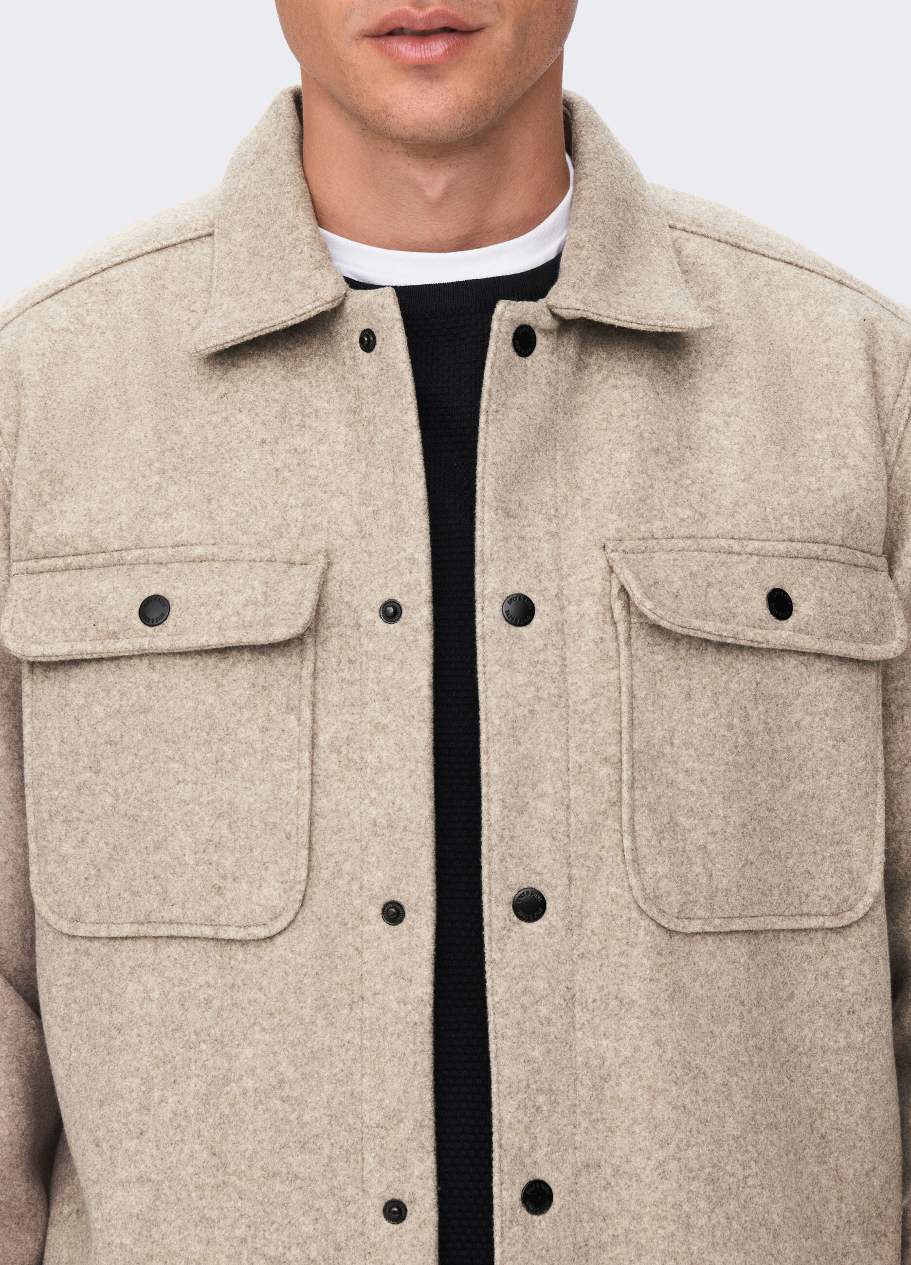 Giacca a camicia effetto feltro uomo_3