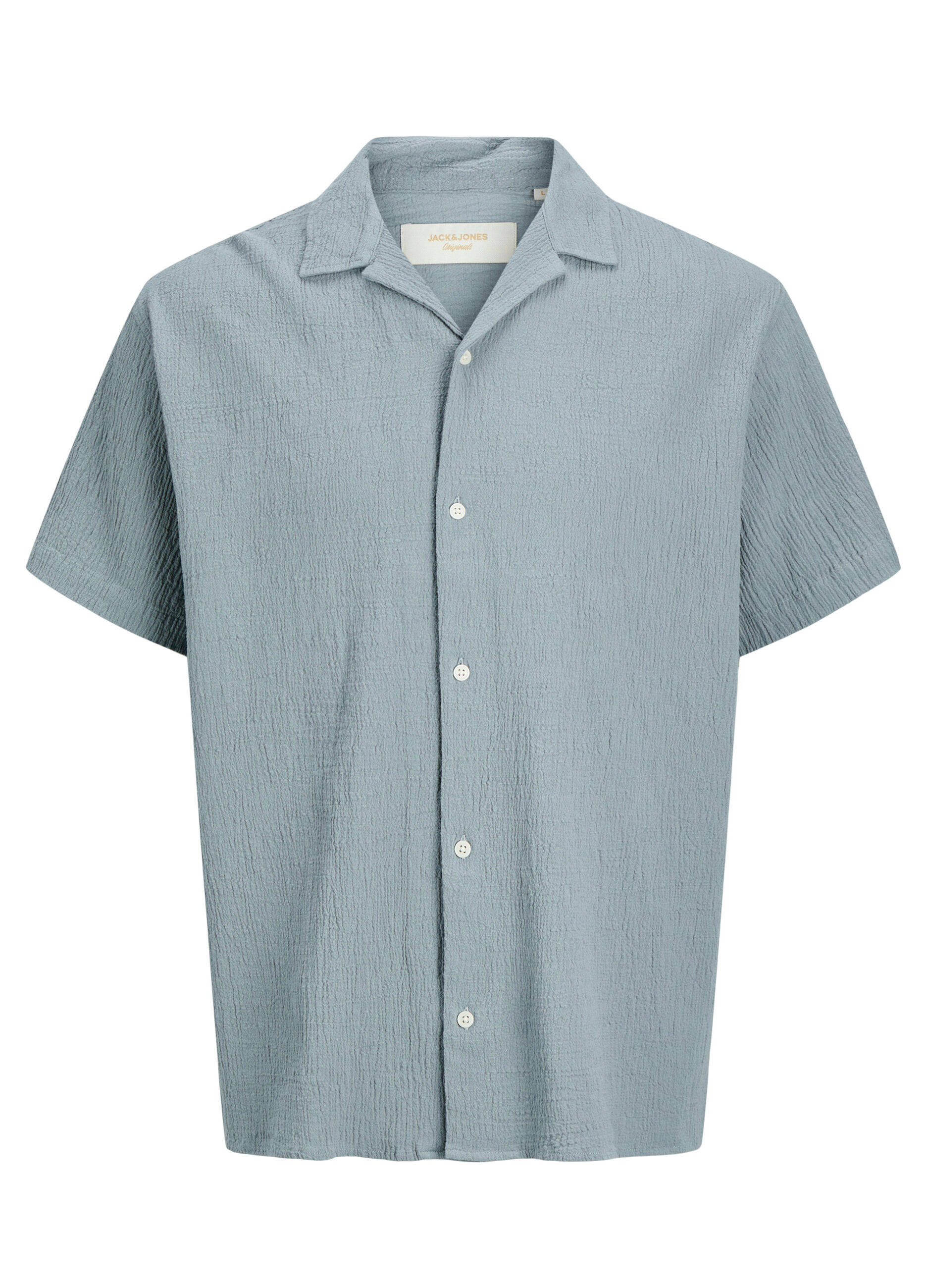 Camicia relaxed fit in seersucker uomo_0