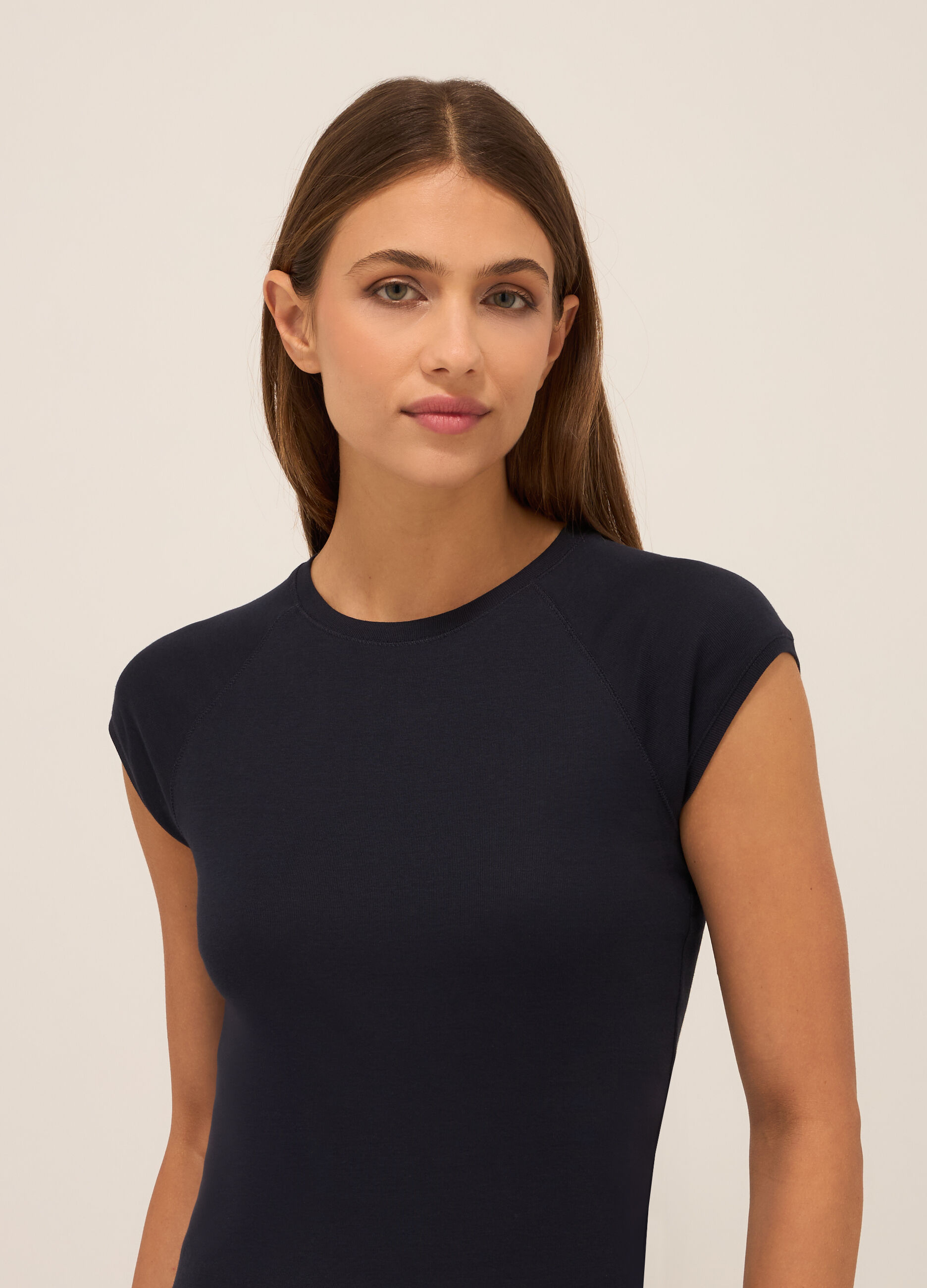 T-shirt in puro cotone donna_2