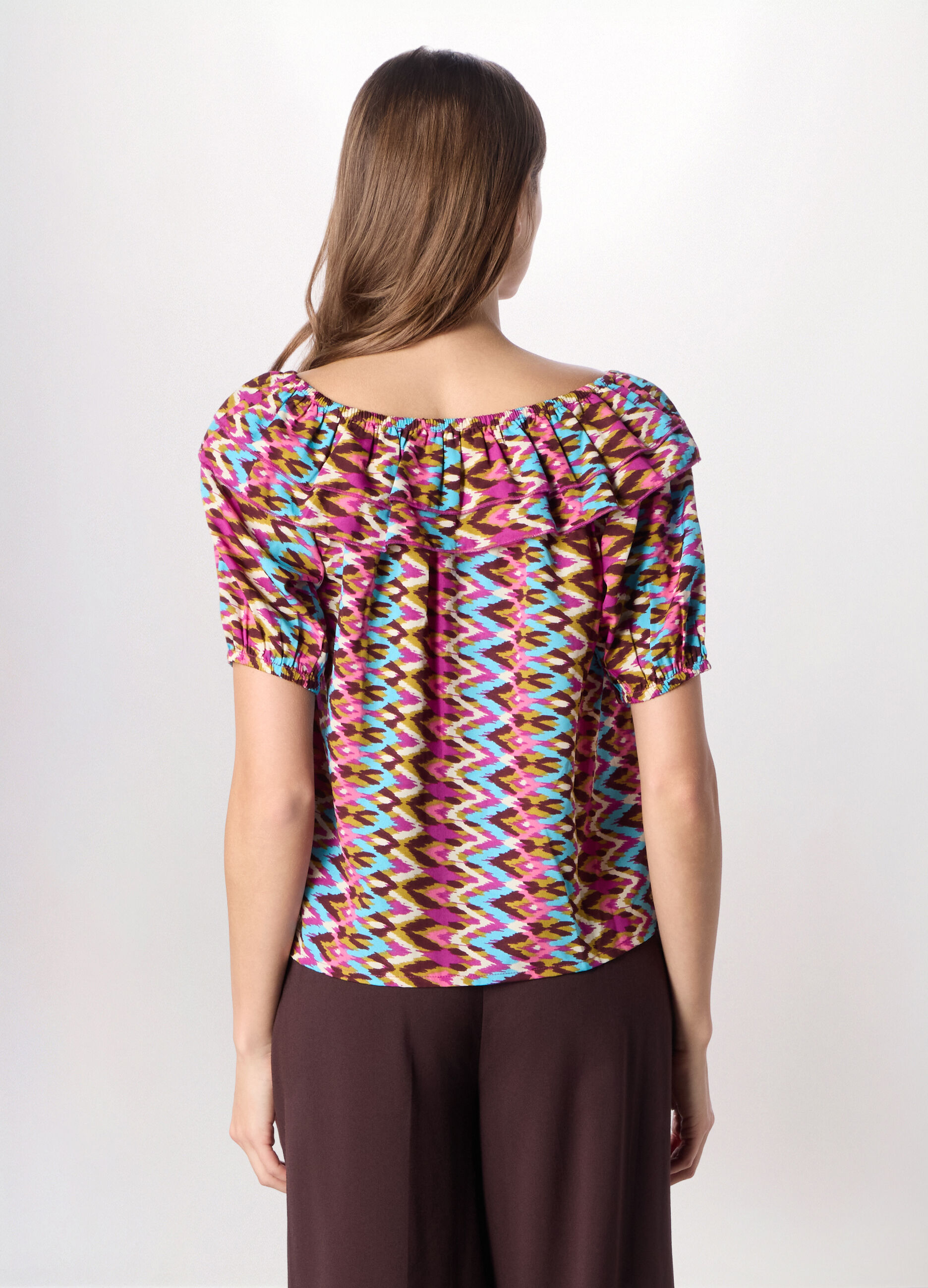 Blusa in american cr&ecirc;pe donna_1