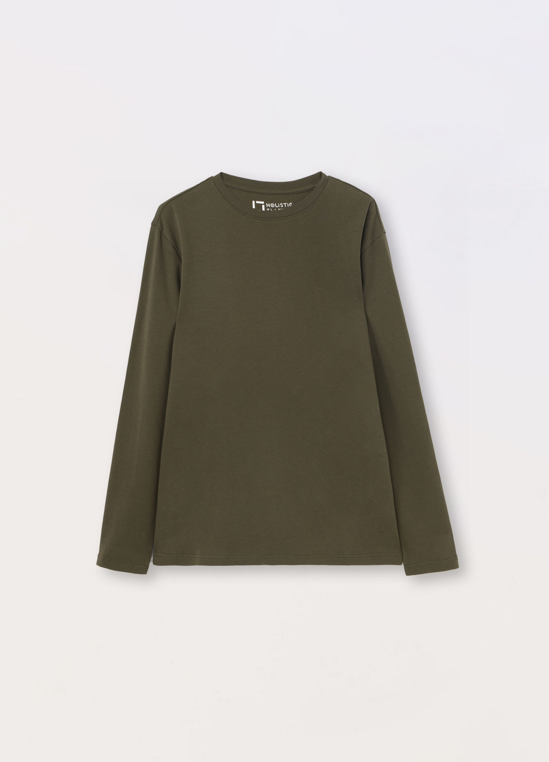 Maglia sportiva a maniche lunghe in cotone uomo_0