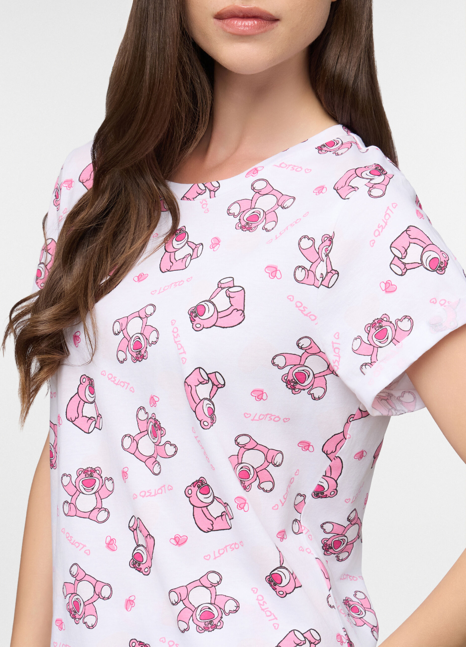 Set pigiama corto Disney in jersey di puro cotone donna_2
