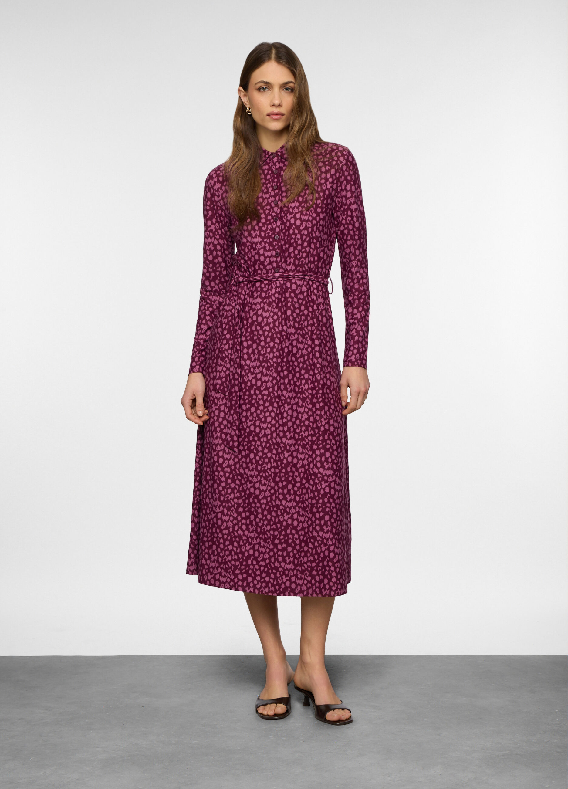 Vestito lungo in jersey stretch donna_0