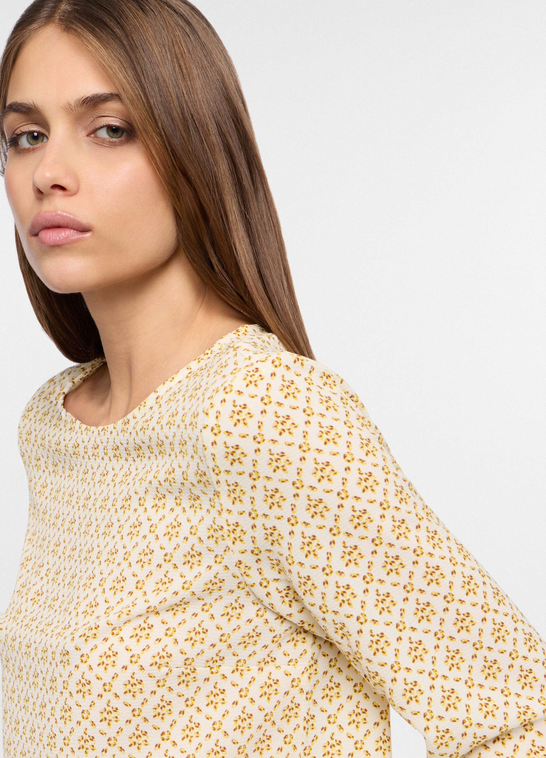 Blusa girocollo stretch donna_2