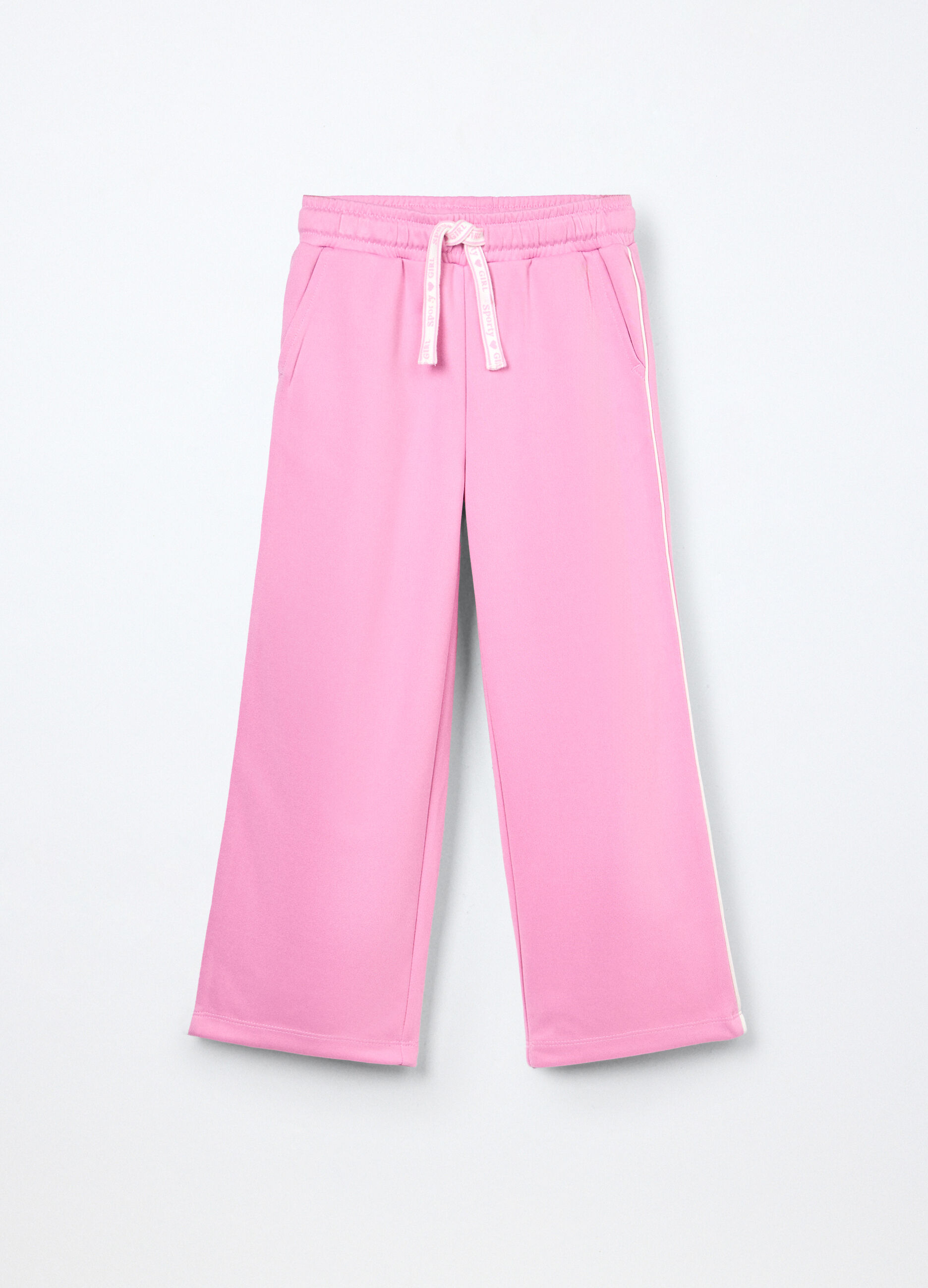 Jogger con vita elasticizzata bambina_0