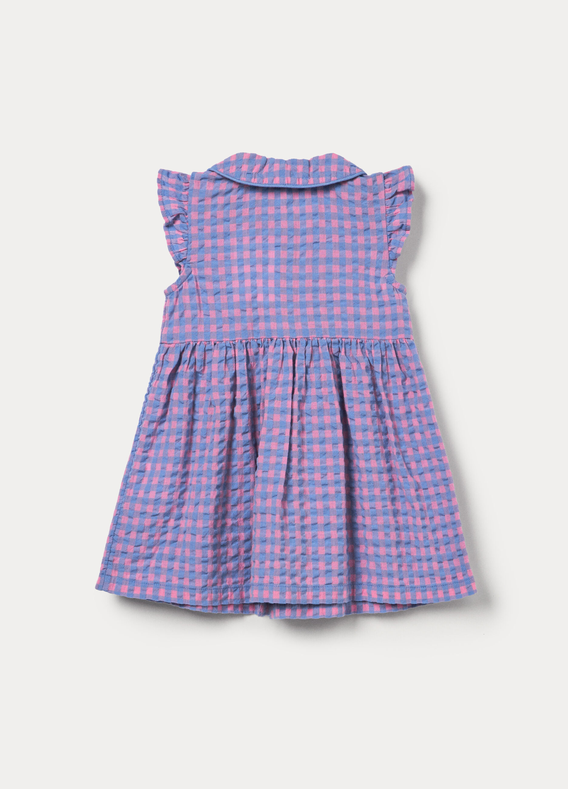 Vestito in puro cotone seersucker bimba_1