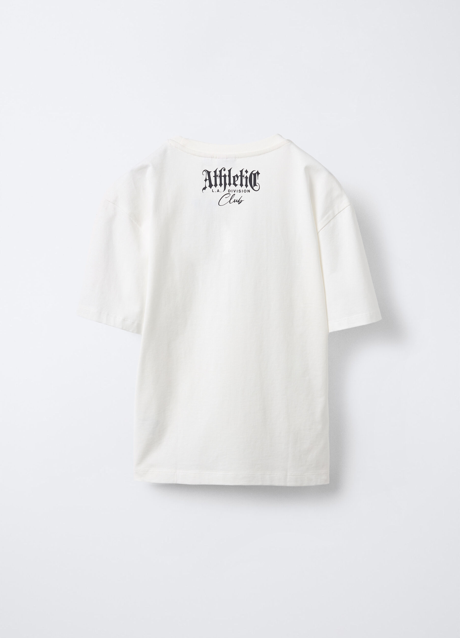 T-shirt girocollo in jersey di puro cotone Fit Over ragazzo_1
