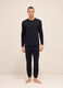 Pantaloni del pigiama in cotone con coulisse uomo_0