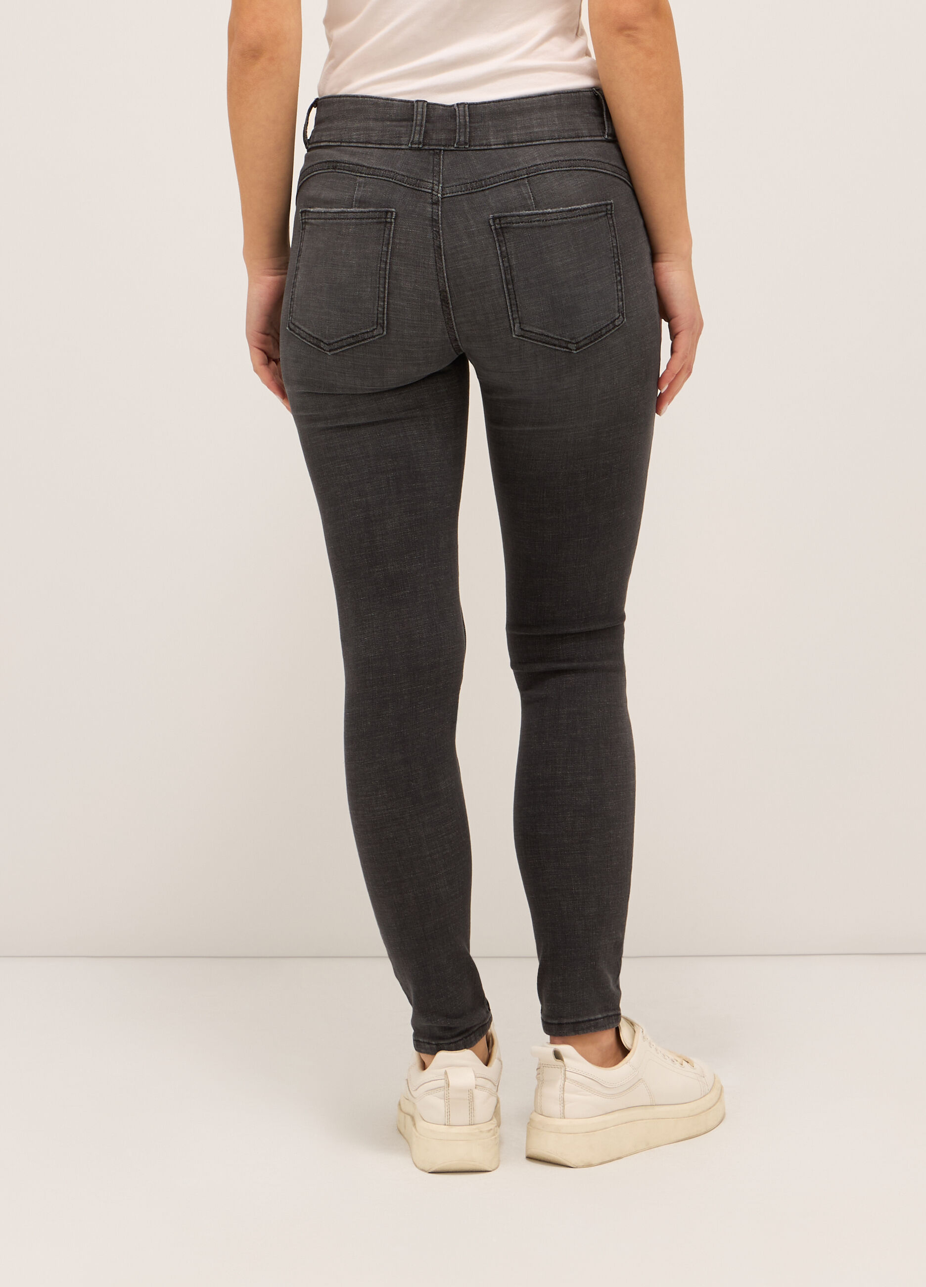 Treggings push up in stretch denim donna_1