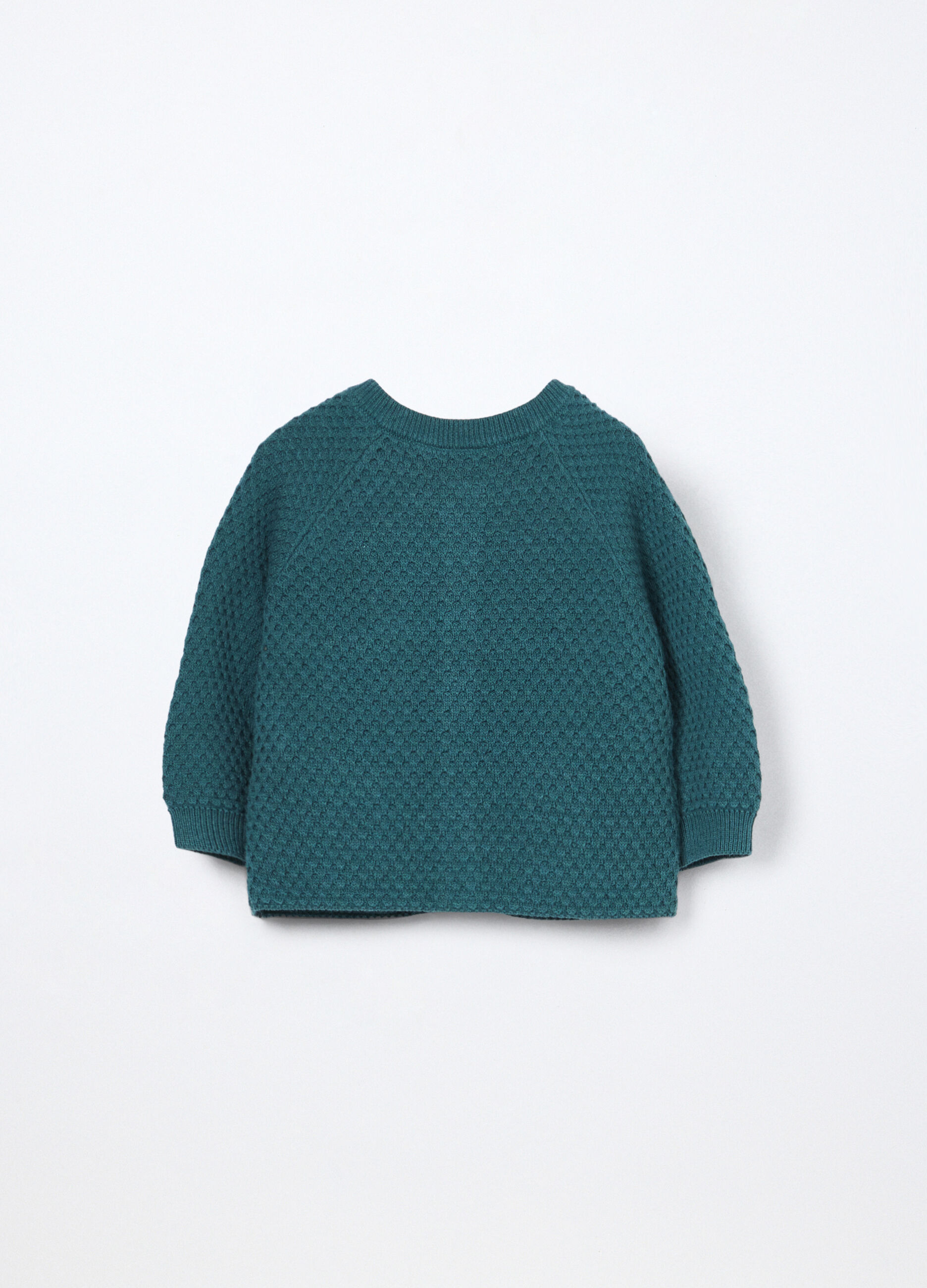 Cardigan tricot in puro cotone neonata_1