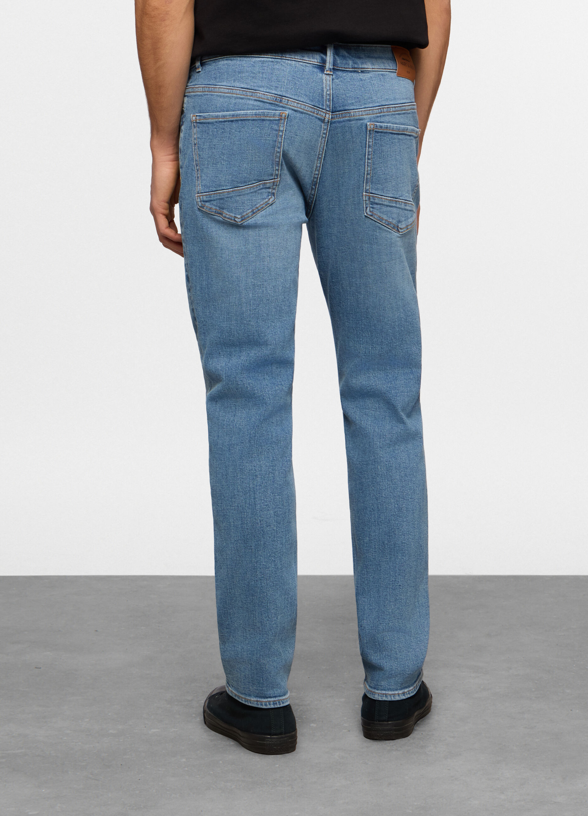 Jeans 5 tasche slim fit in denim stretch uomo_2