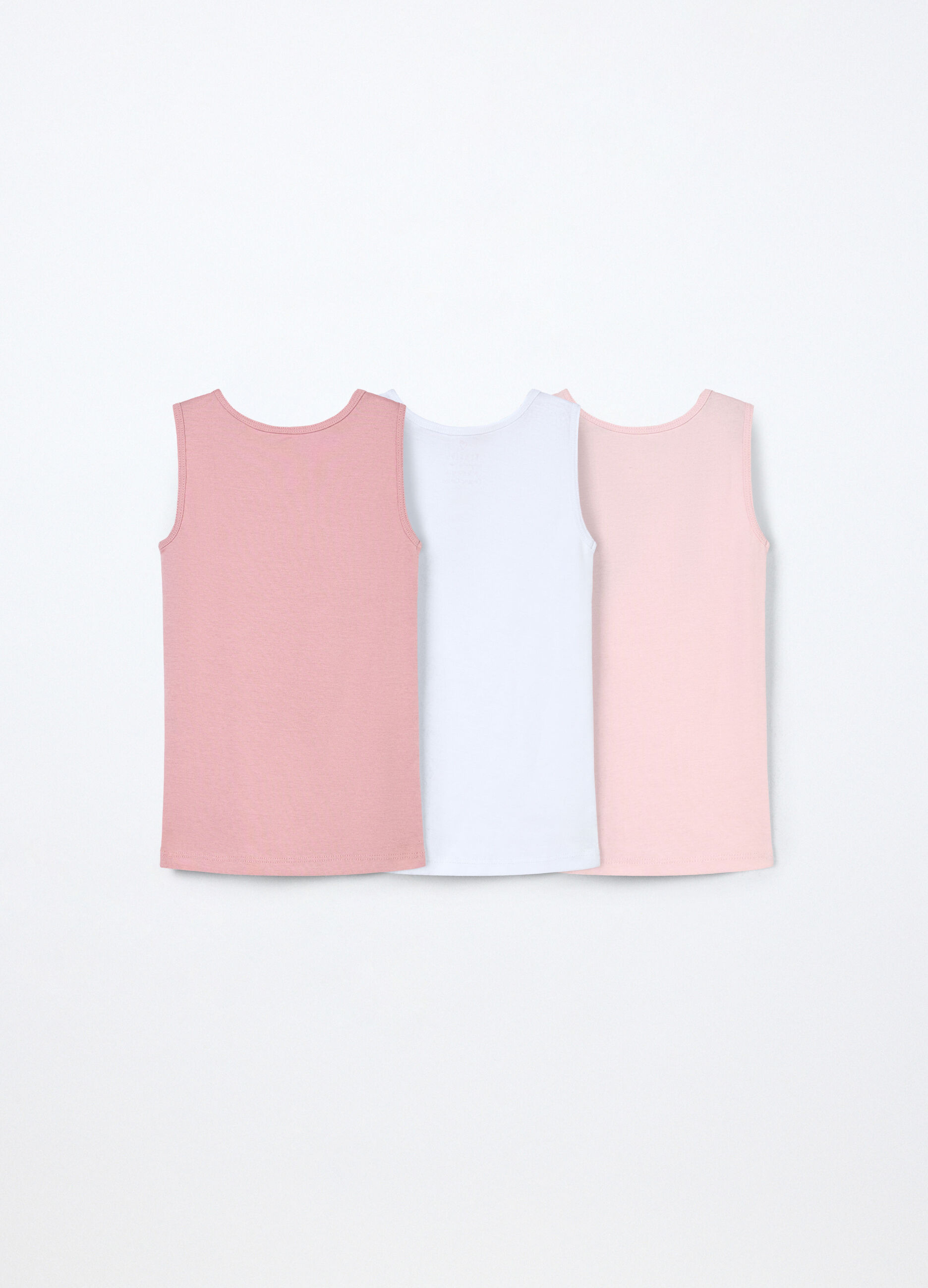 Pack 3 canotte in puro cotone neonata_1