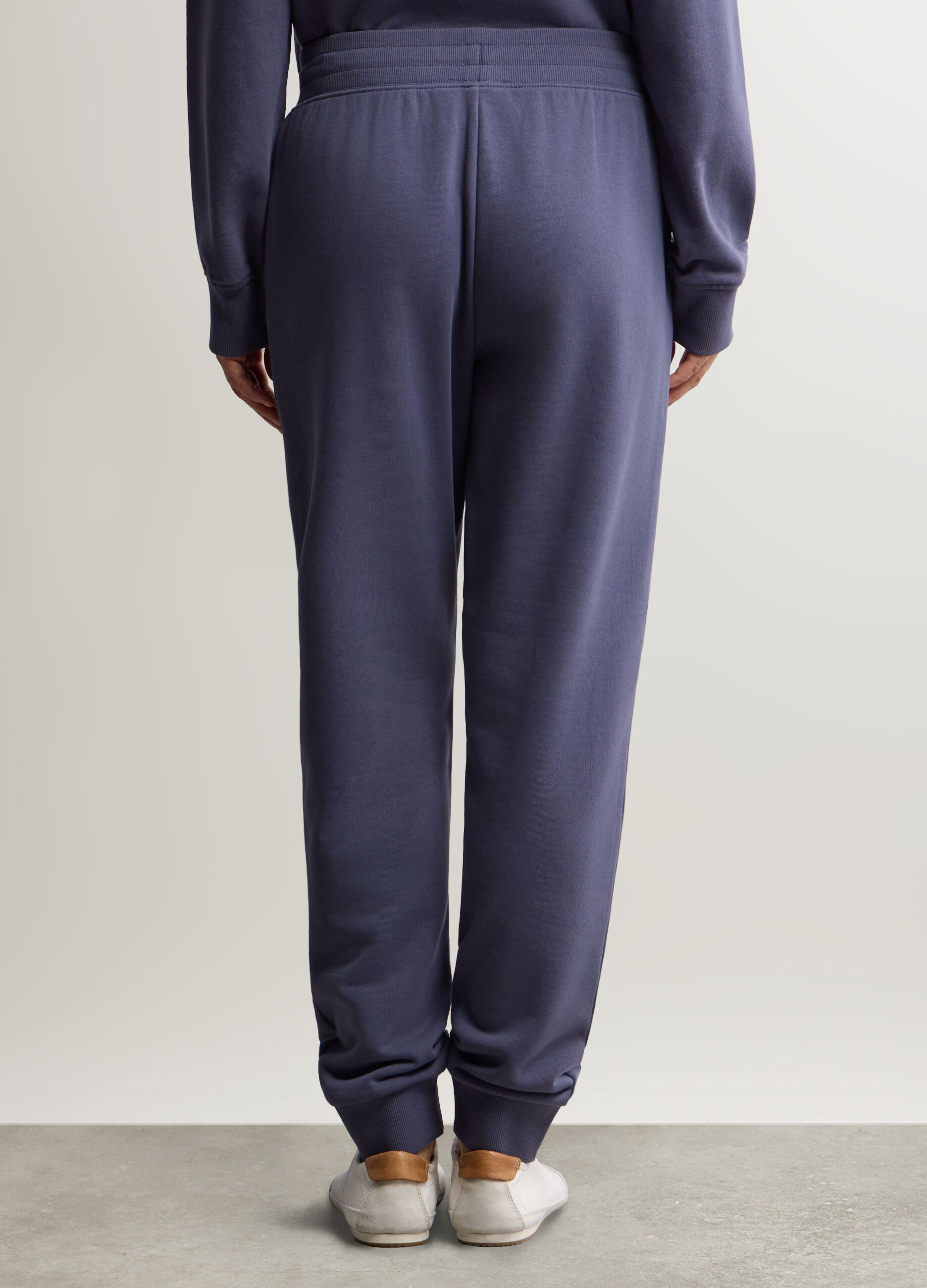 Jogger Fit Regular in misto cotone garzato stretch donna_2