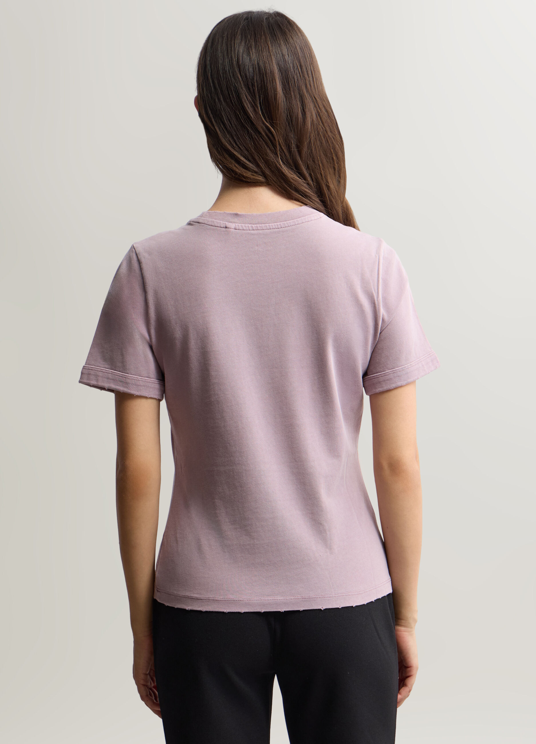 T-shirt girocollo donna_1