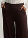 Pantaloni Wide Leg in Punto Milano stretch donna_3