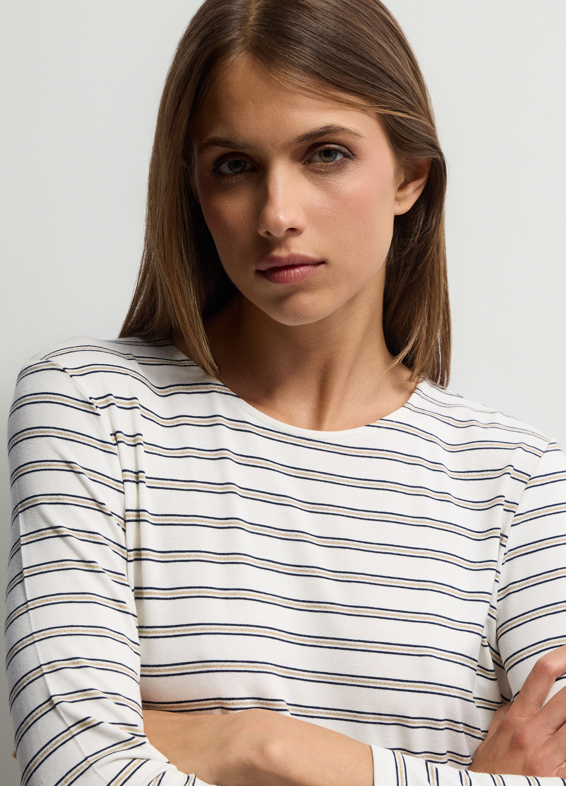 T-shirt girocollo donna_2