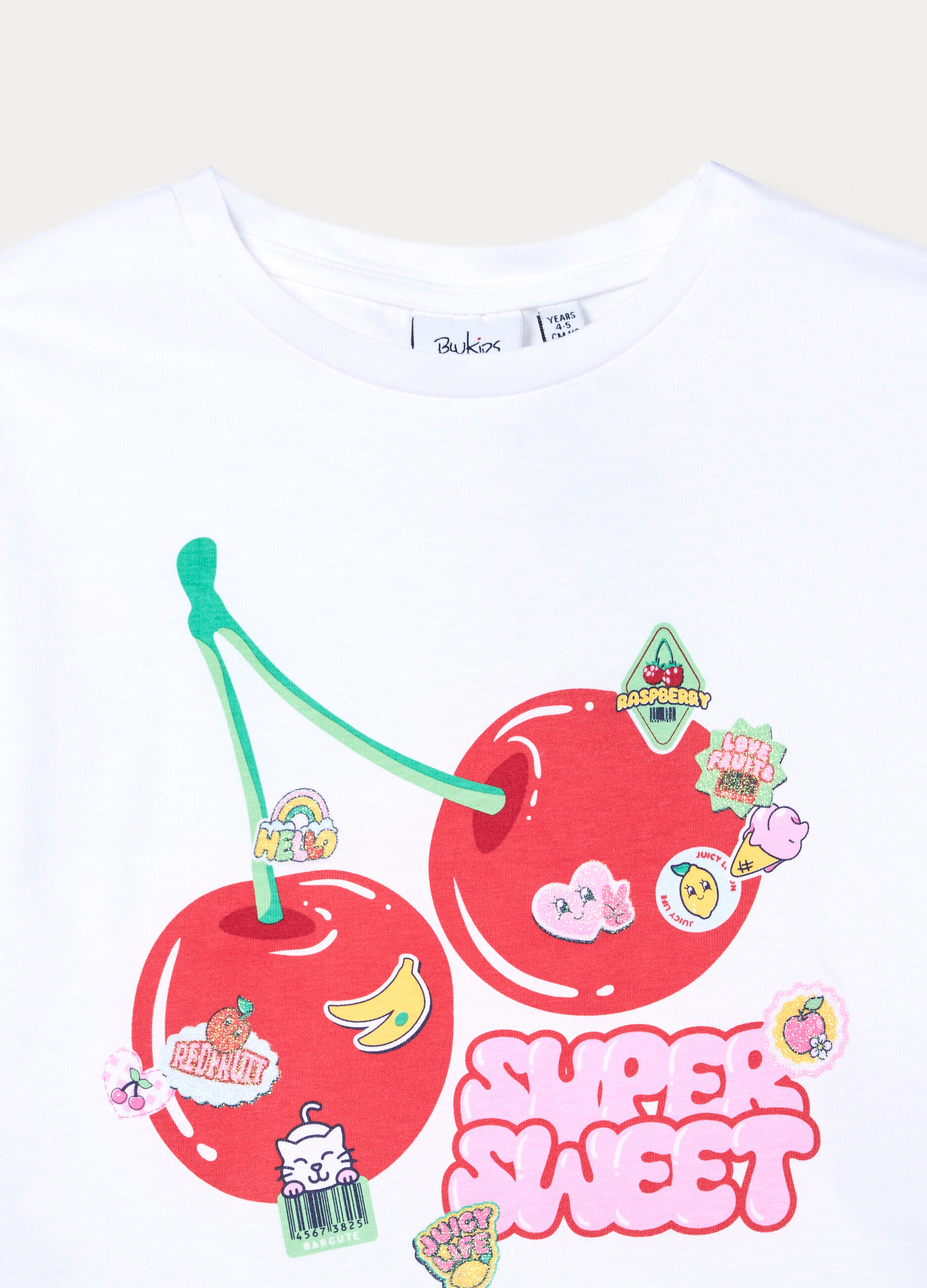 Jogging set in jersey di puro cotone bambina_2