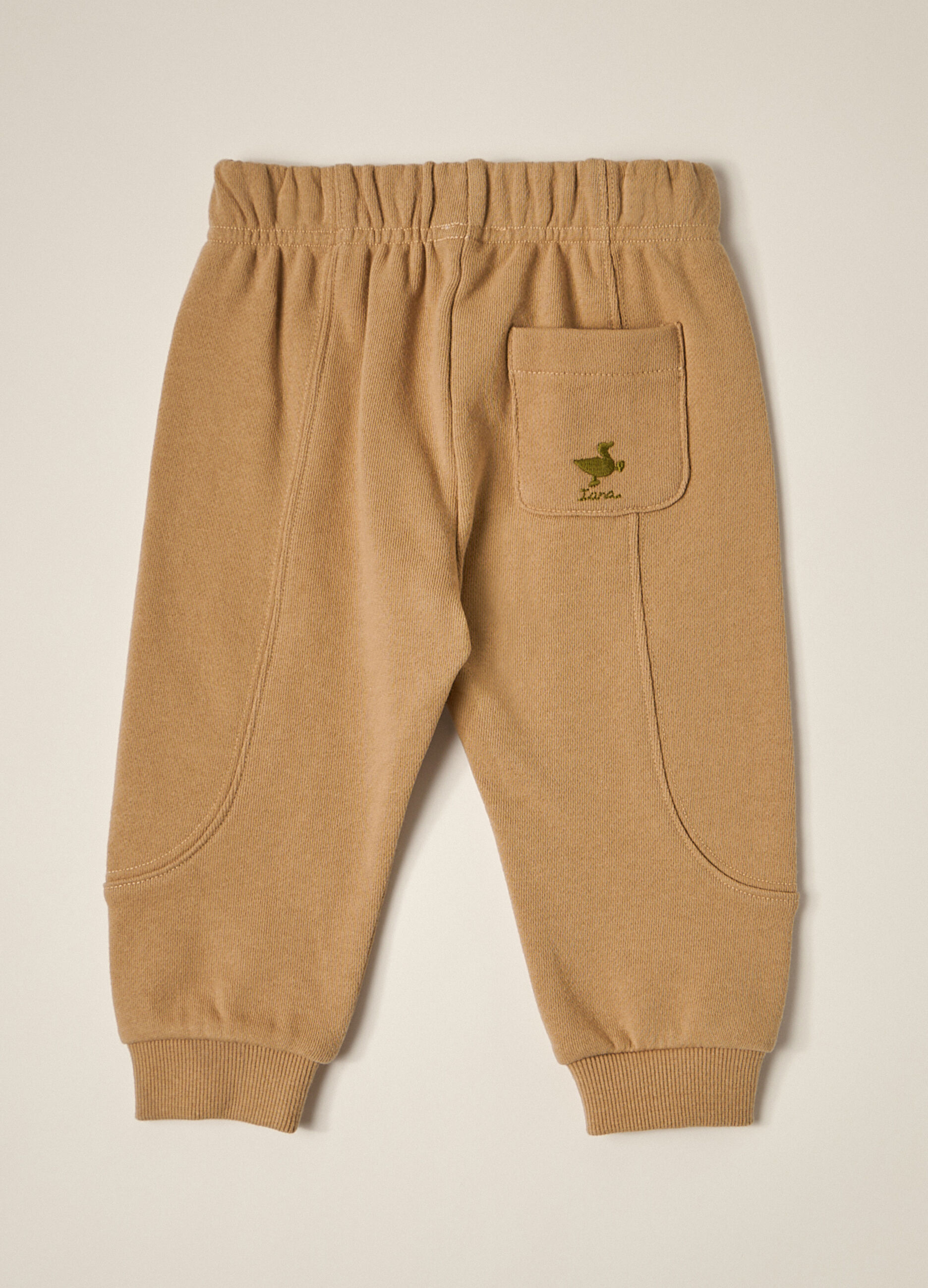 Jogger in french terry di puro cotone IANA neonato_2