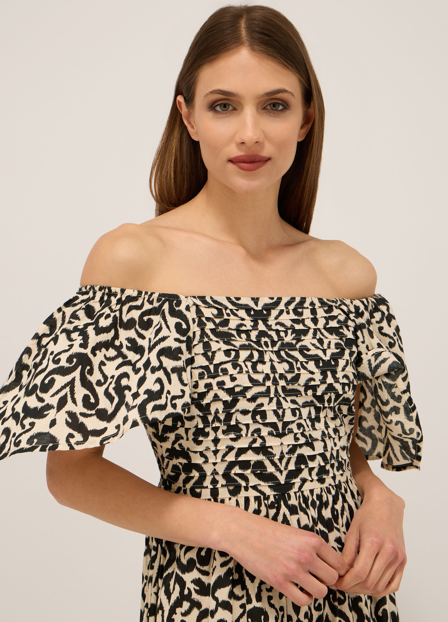 Abito lungo in puro cotone donna_2