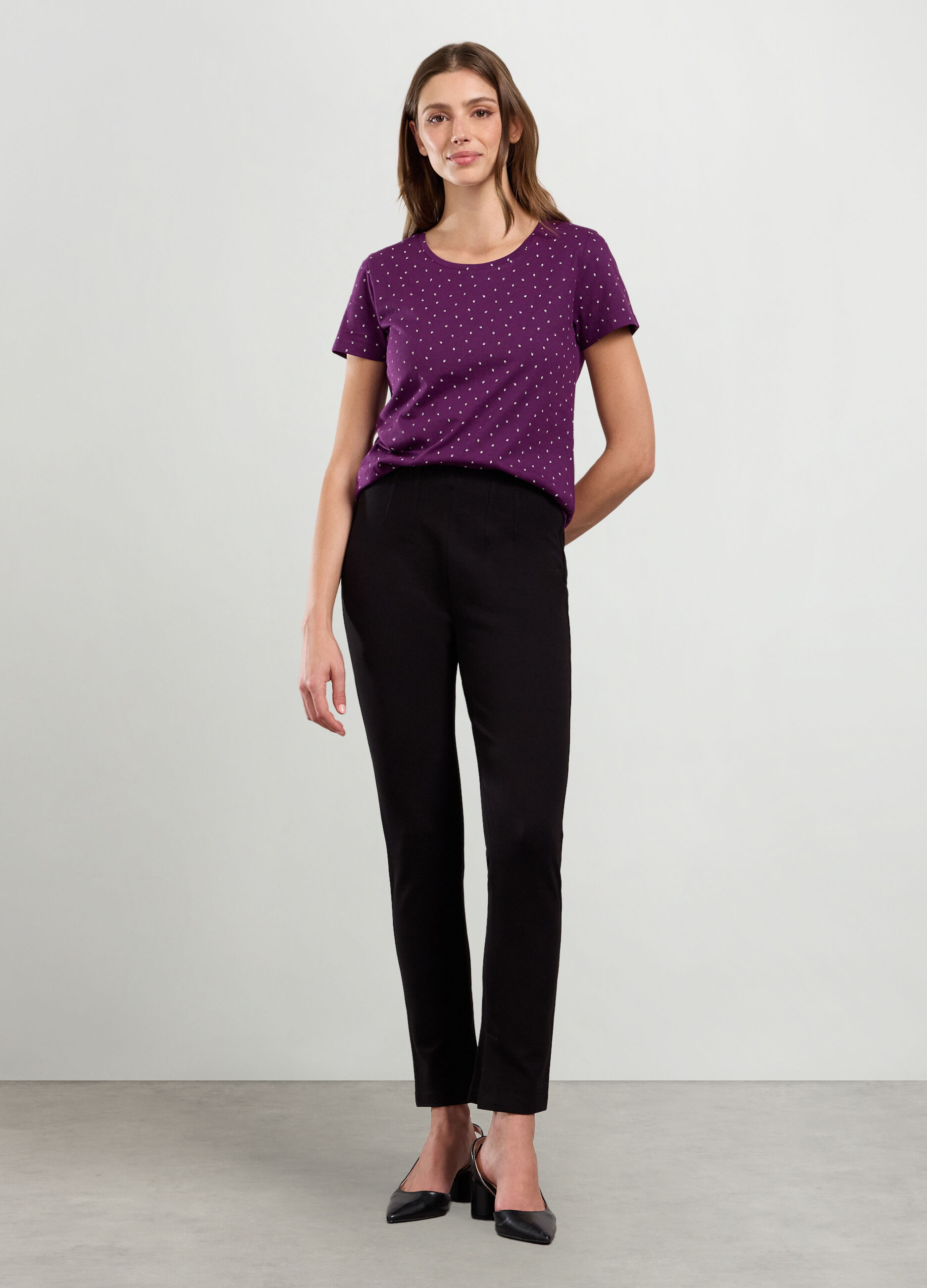 Pantaloni in punto Milano donna_0