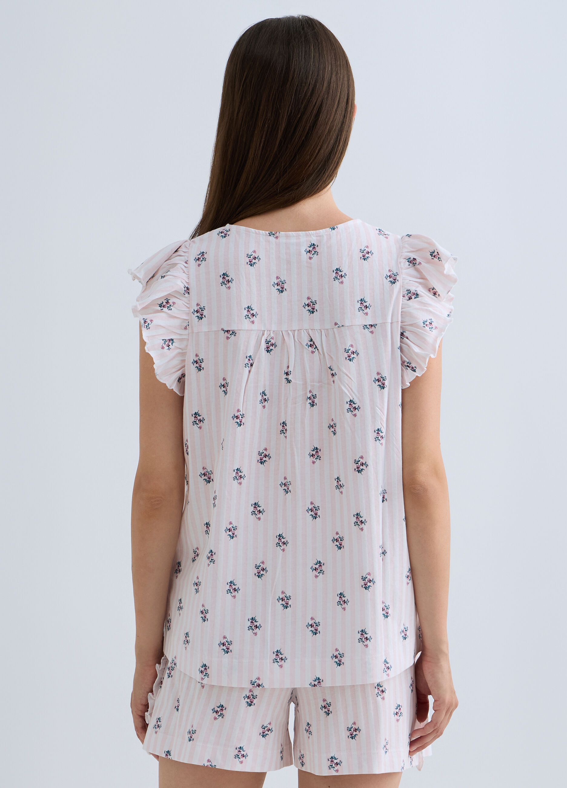 T-shirt pigiama girocollo donna_1