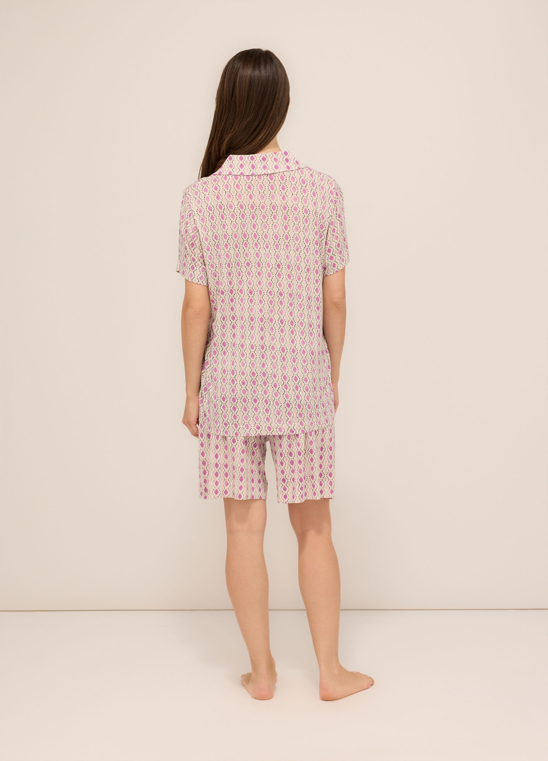 Set pigiama in jersey di pura viscosa donna_1