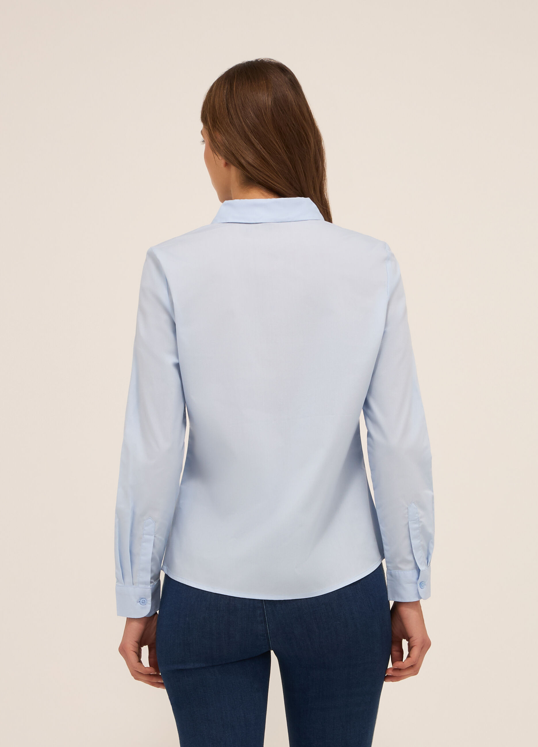 Camicia in poli-cotton donna_1