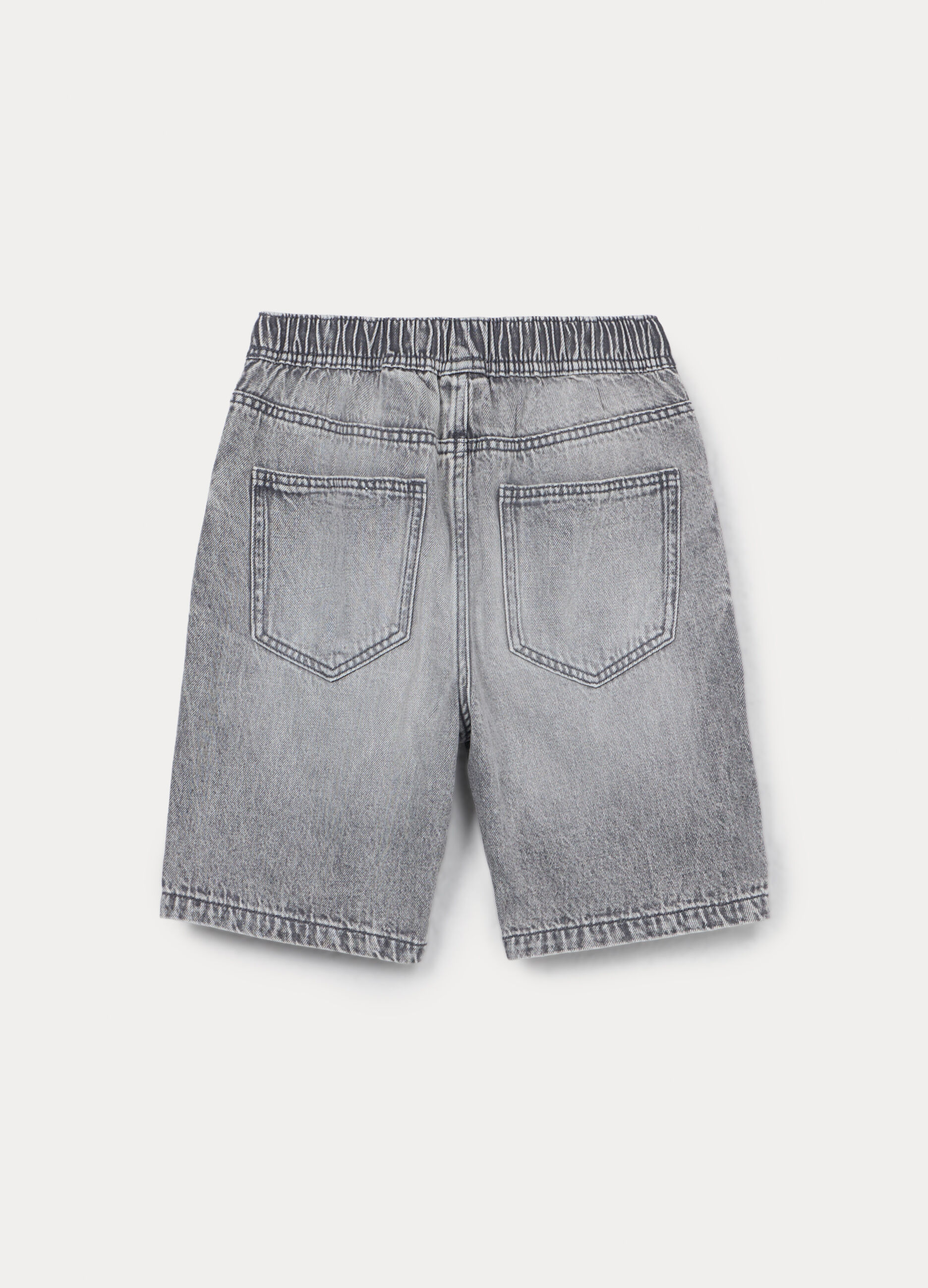 Shorts regular fit in denim ripped ragazzo_1