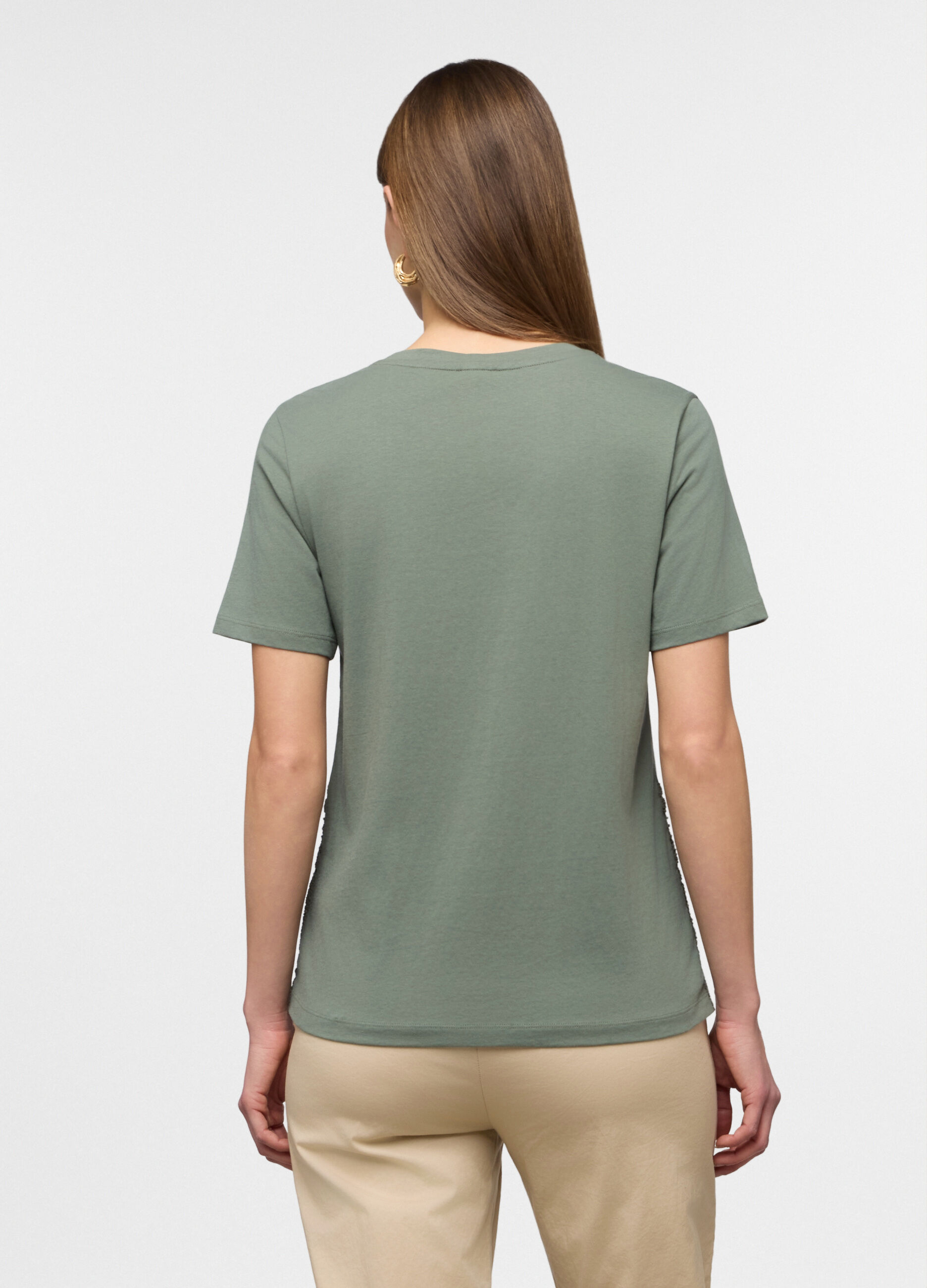 T-shirt girocollo donna_1