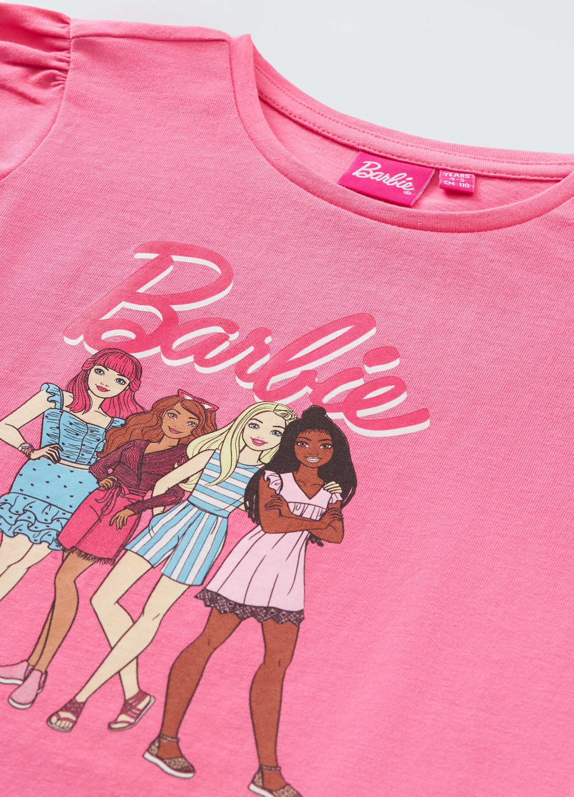 T-shirt in puro cotone con stampa bambina
