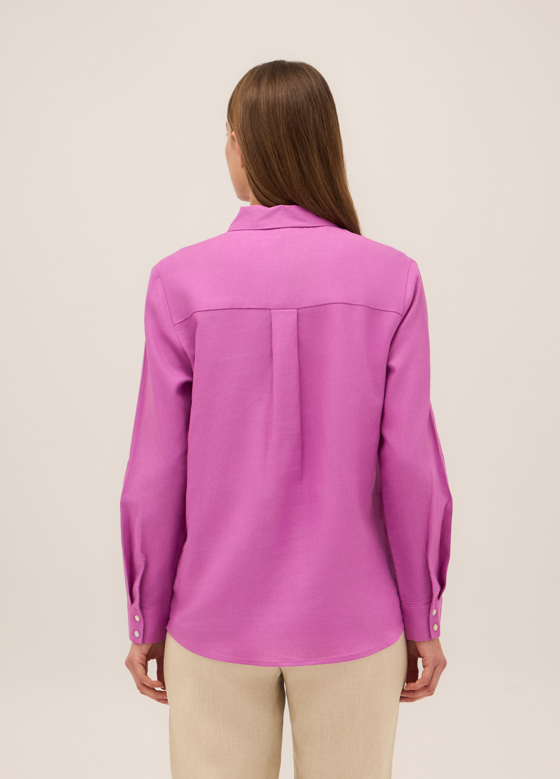 Camicia misto lino donna_1