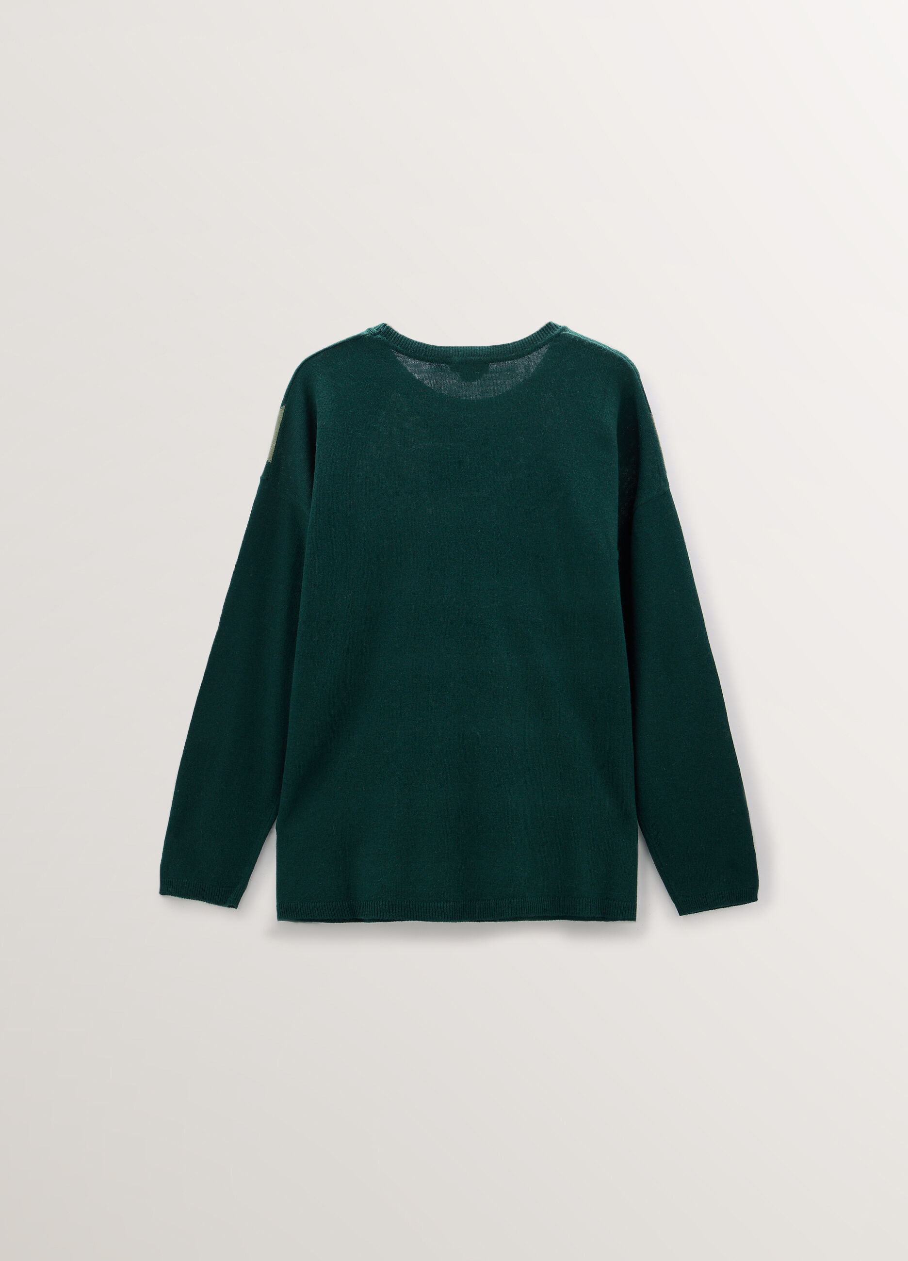 Maglia girocollo jaquard donna_1