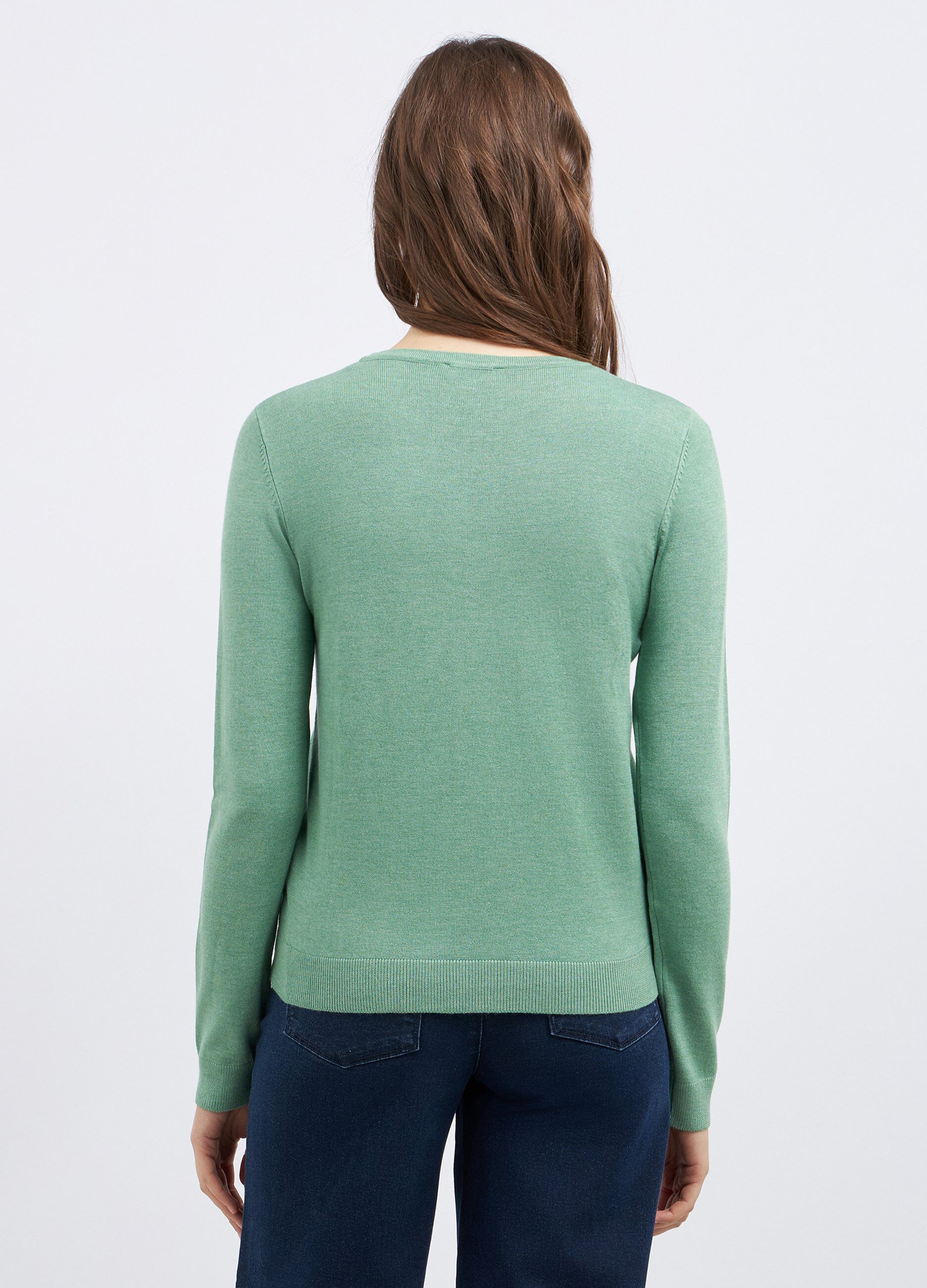 Girocollo tricot in misto viscosa donna_1