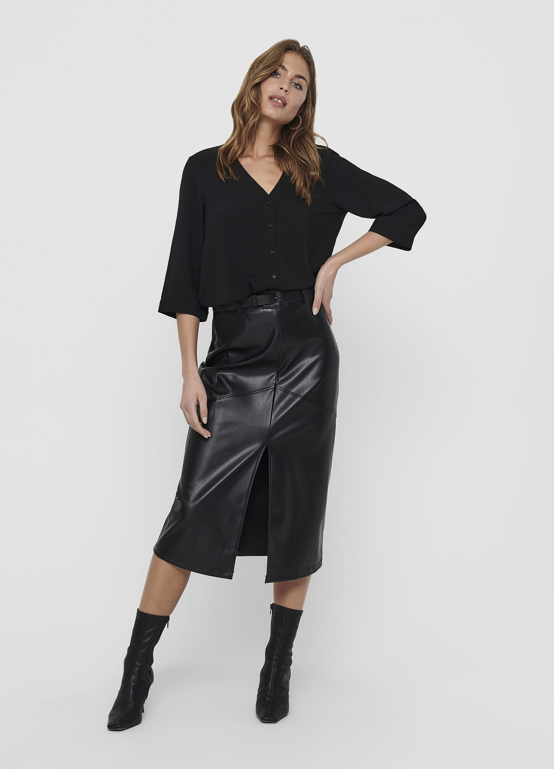 Camicia regular fit con colletto cinese_3