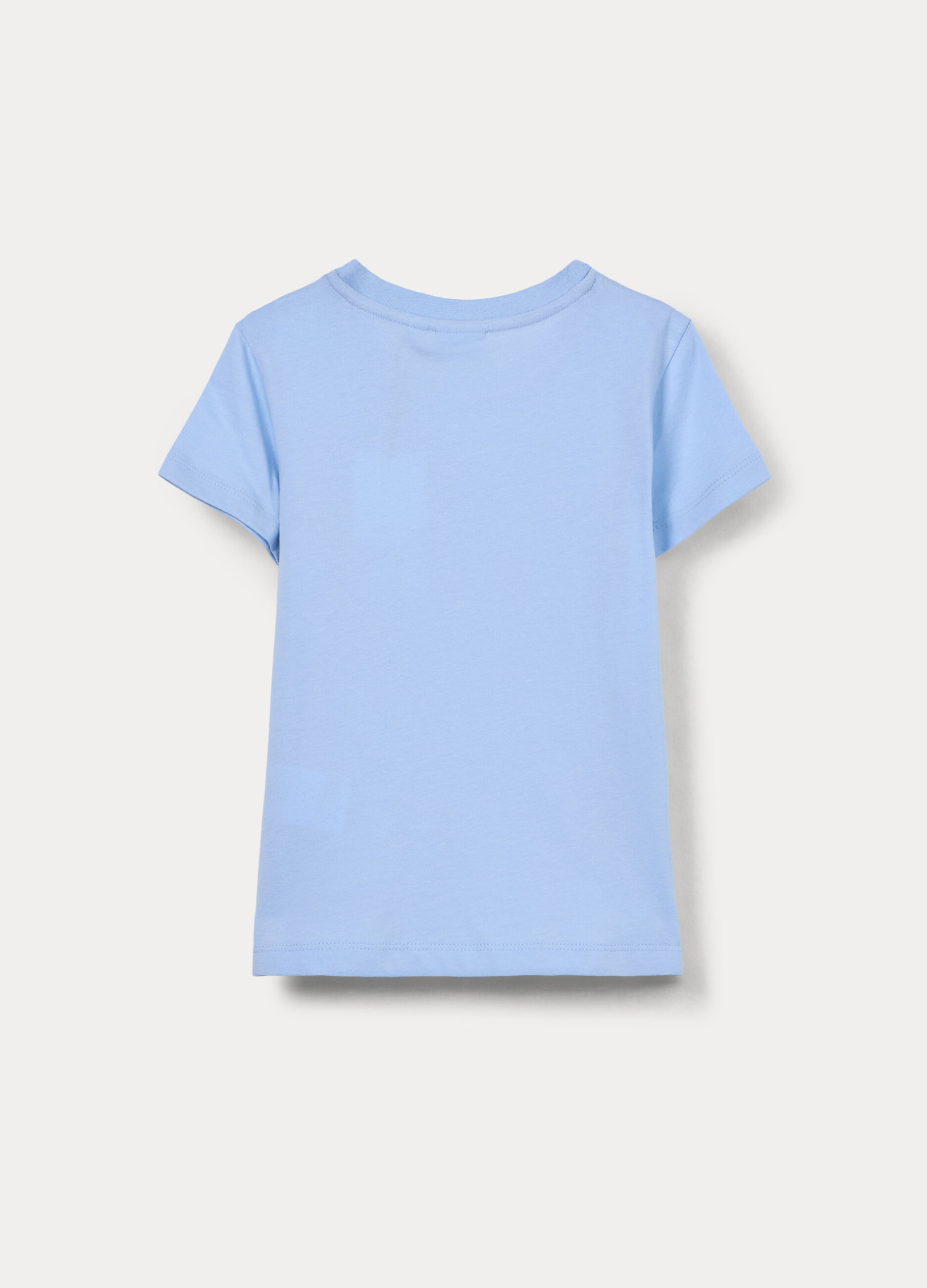 T-shirt in jersey di puro cotone bambina_1