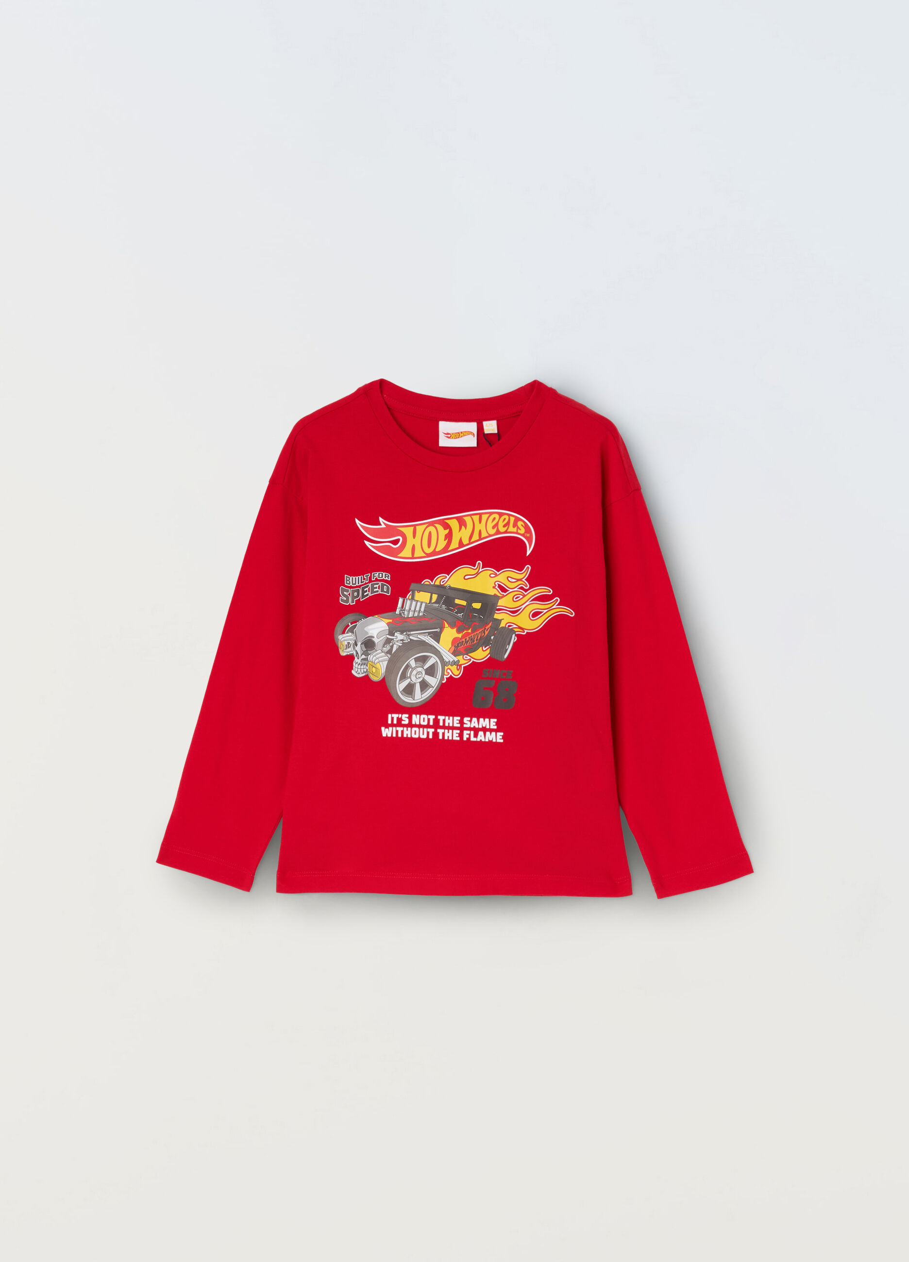T-shirt Hot Wheels in puro cotone bambino_0