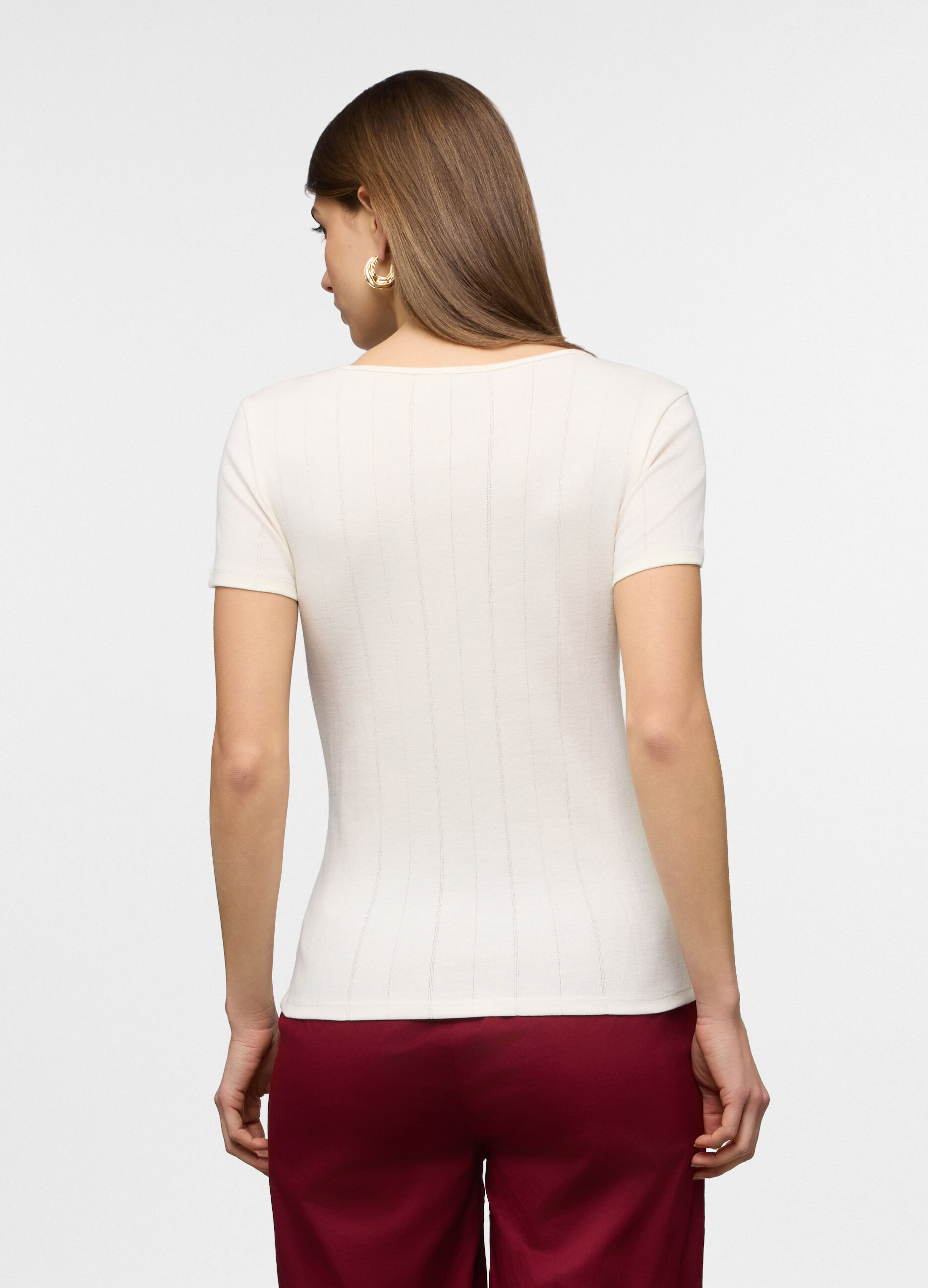 T-shirt girocollo donna_1