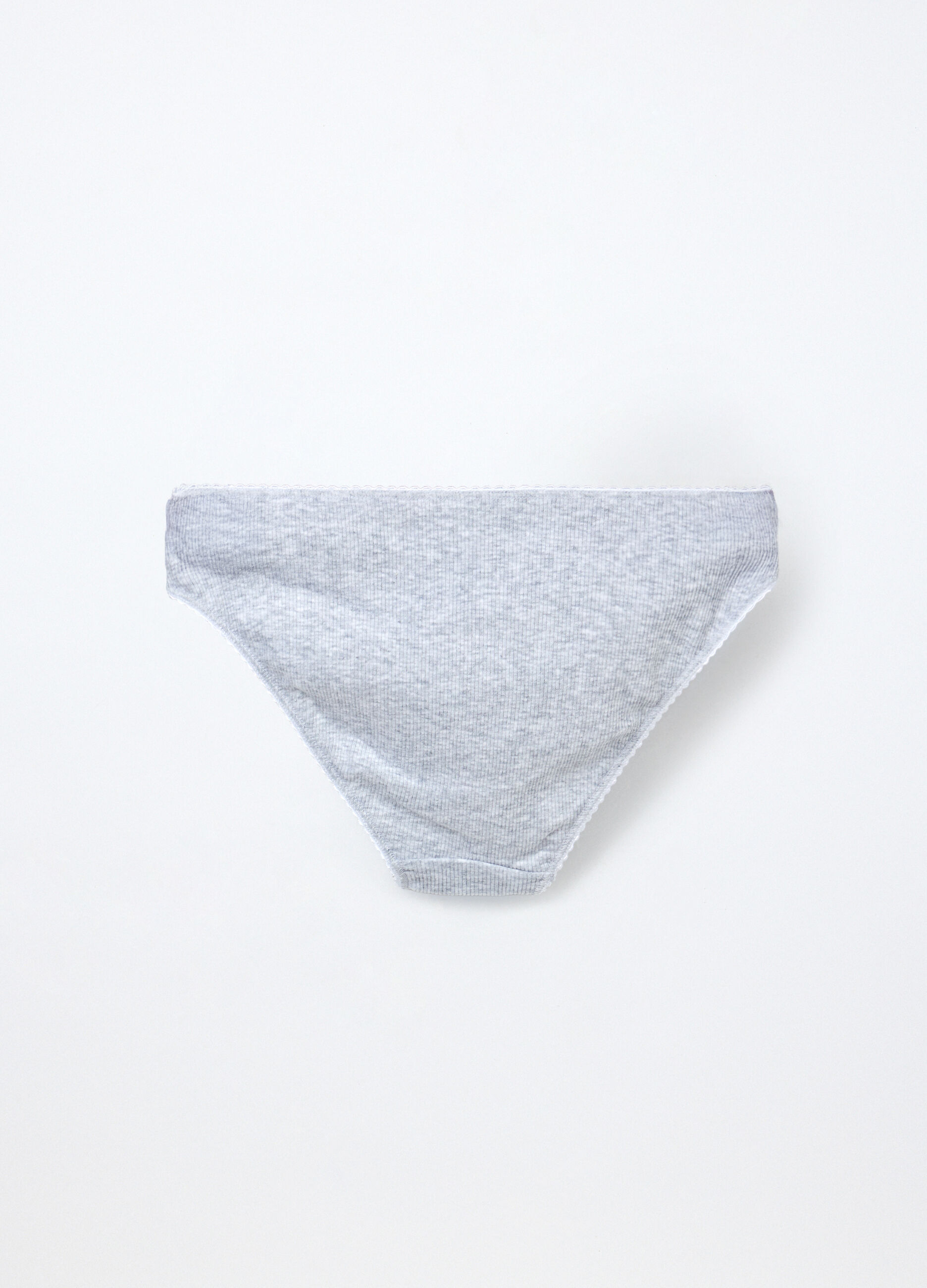 Slip in costina di cotone stretch ragazza_1