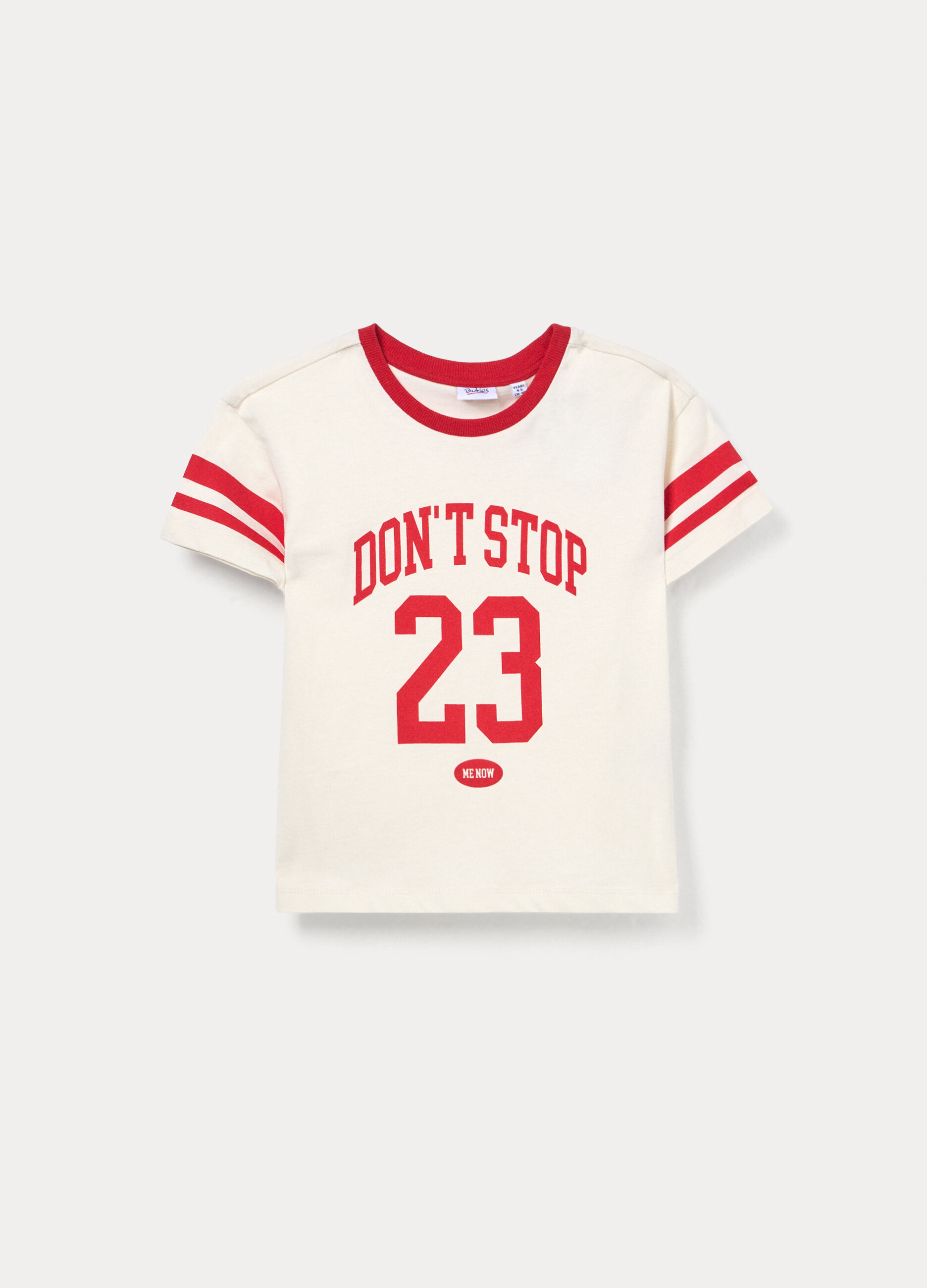 T-shirt in jersey di puro cotone bambino_0