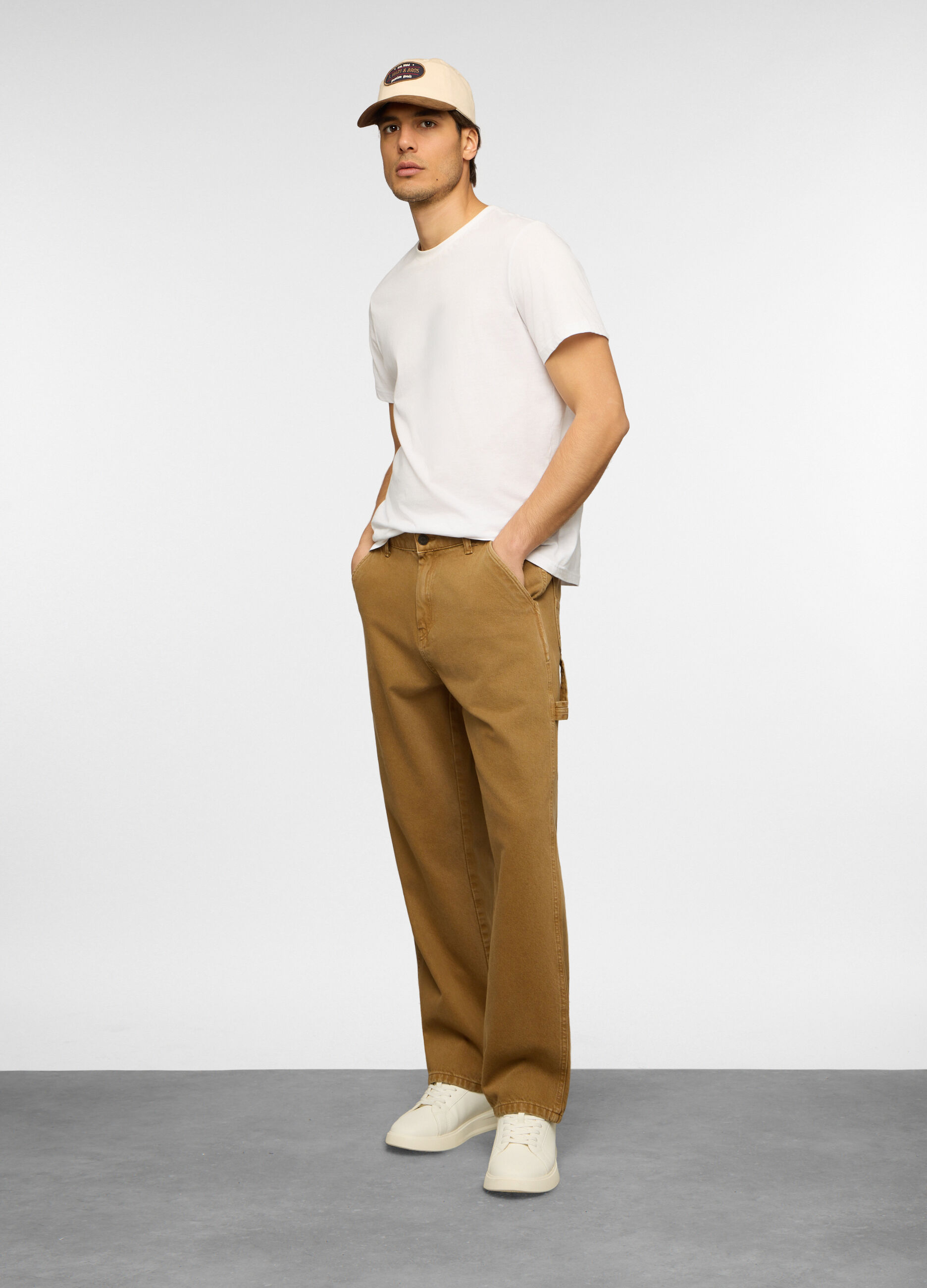 Jeans loose fit in denim uomo_0