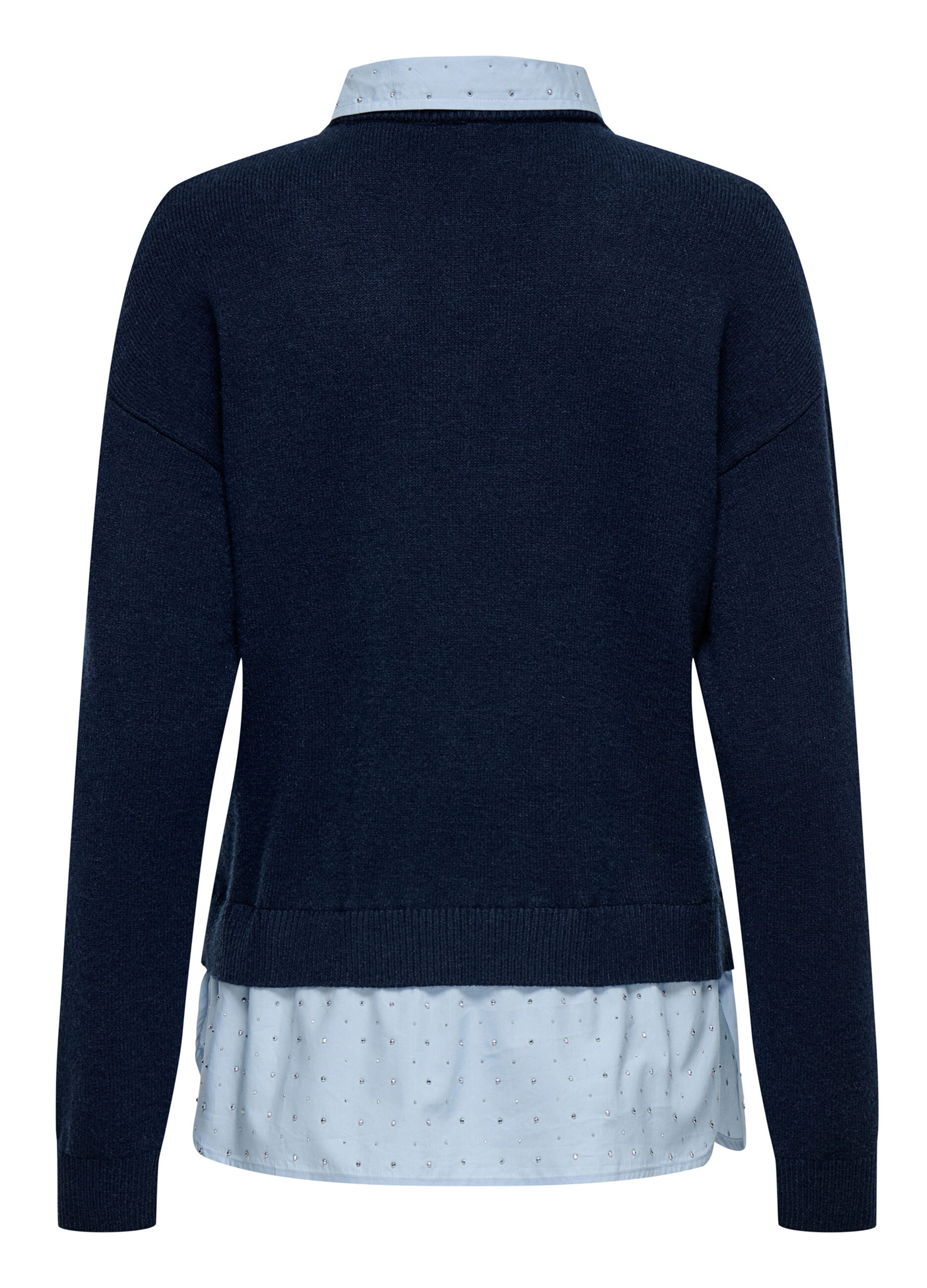 Tricot con scollo a V donna_1