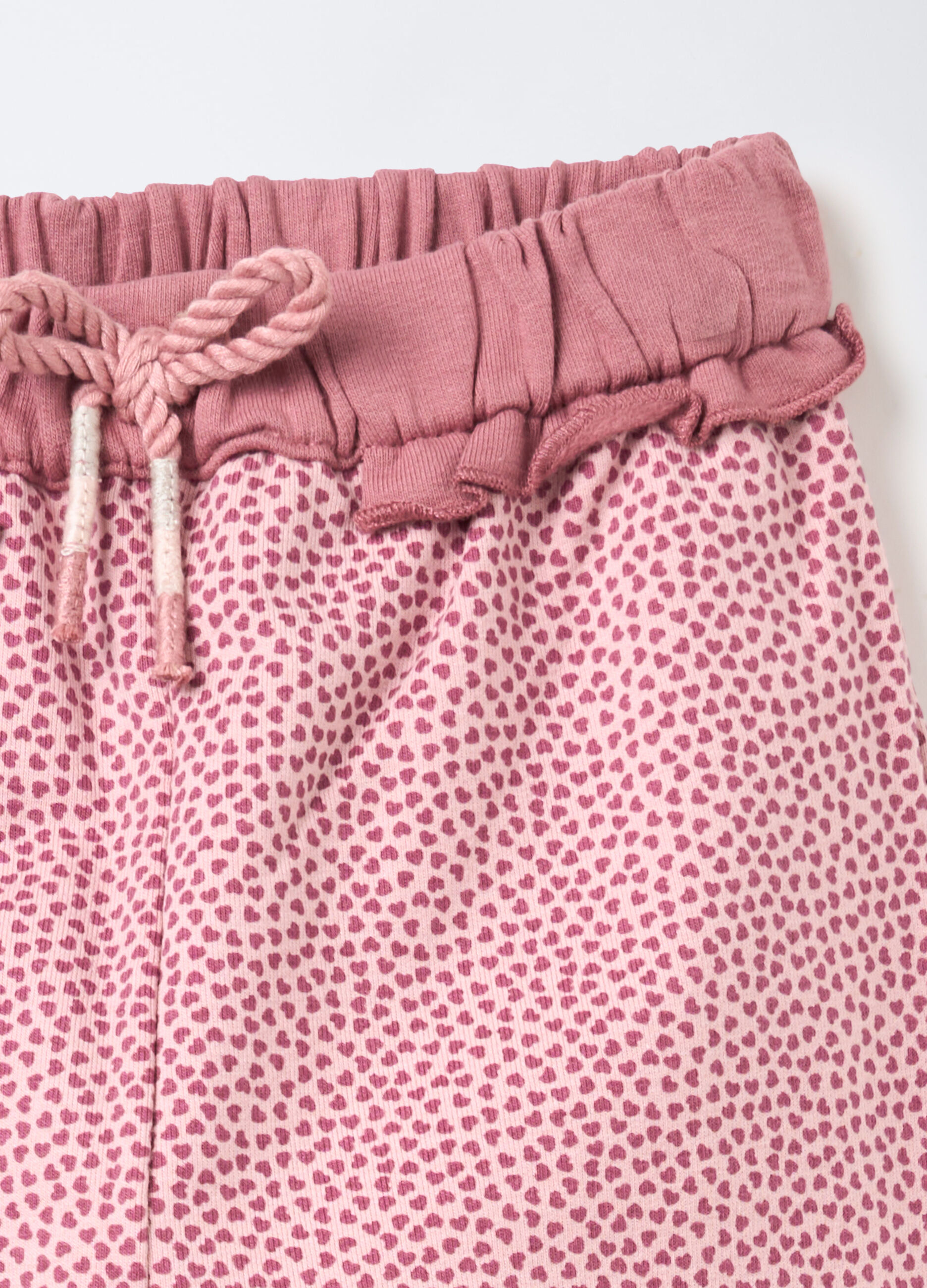 Jogger in cotone garzato stretch Fit Regular bimba_2
