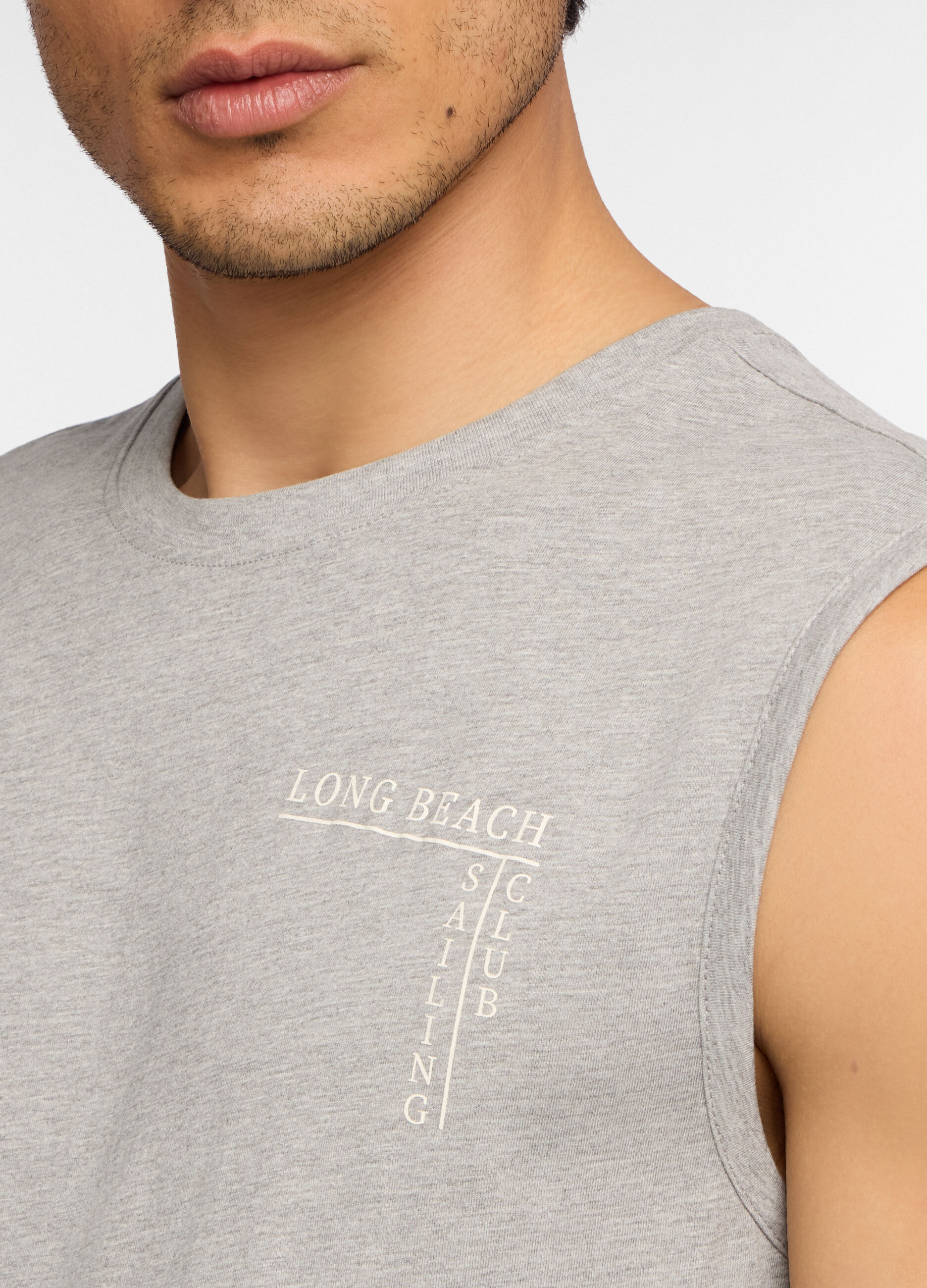 Pigiama con canotta in jersey di cotone uomo_2